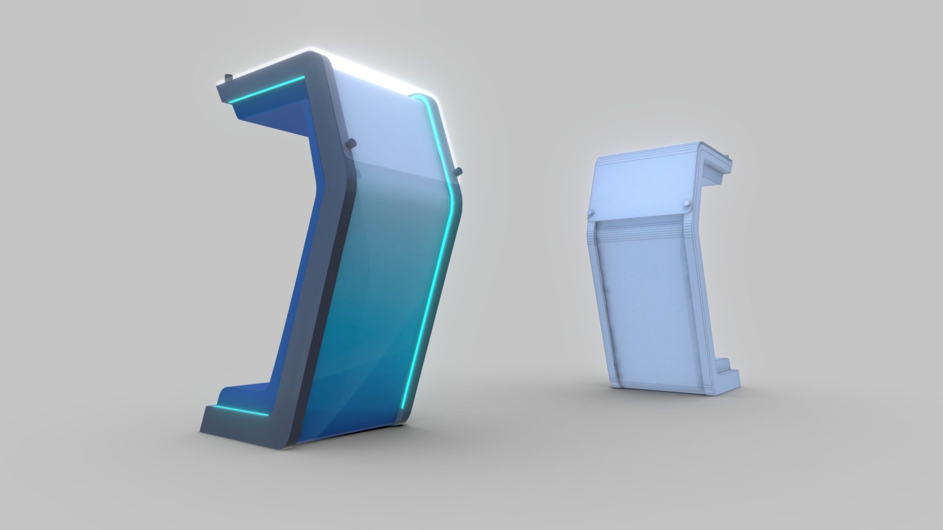 Standing Display 001 3d model