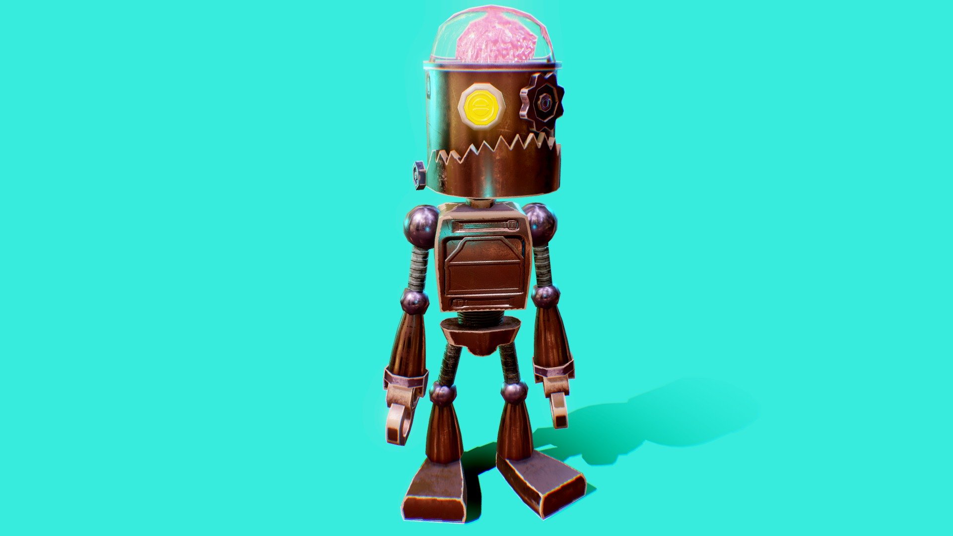 Brain-Bot 3d model