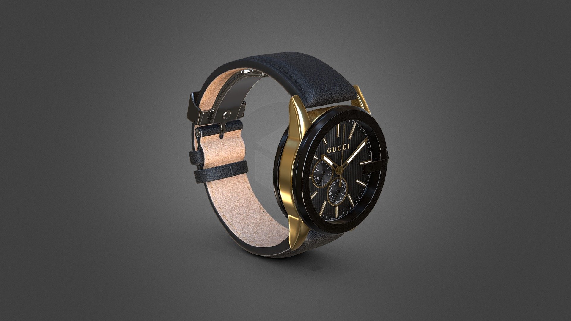 Gucci Mens Watch 3d model