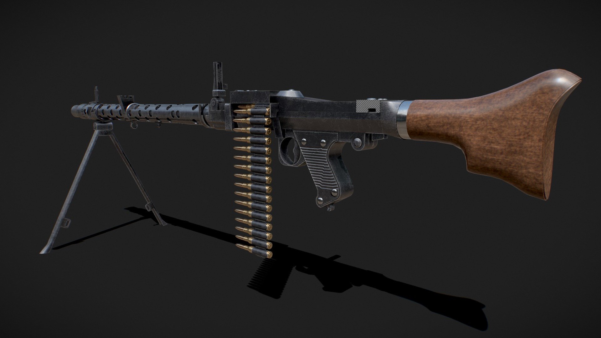 Maschinengewehr 34 3d model