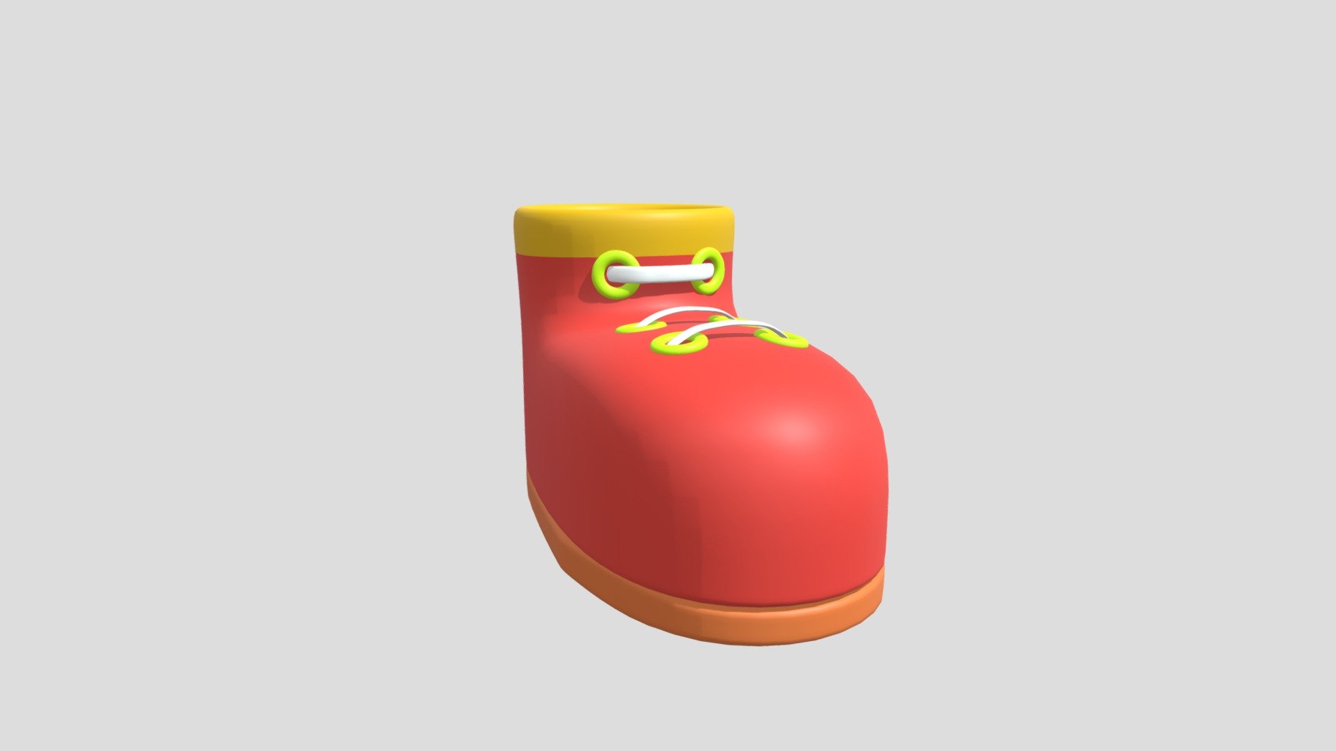 Cartoon Shoes/boots 3d model