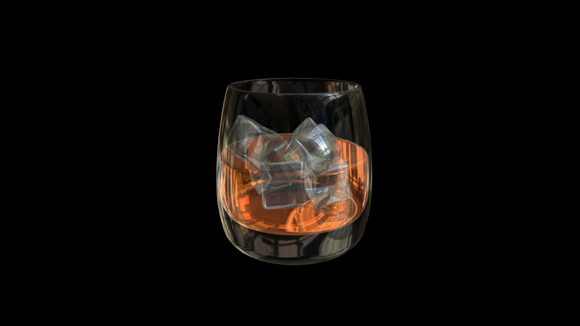 Whisky Glass 3d model