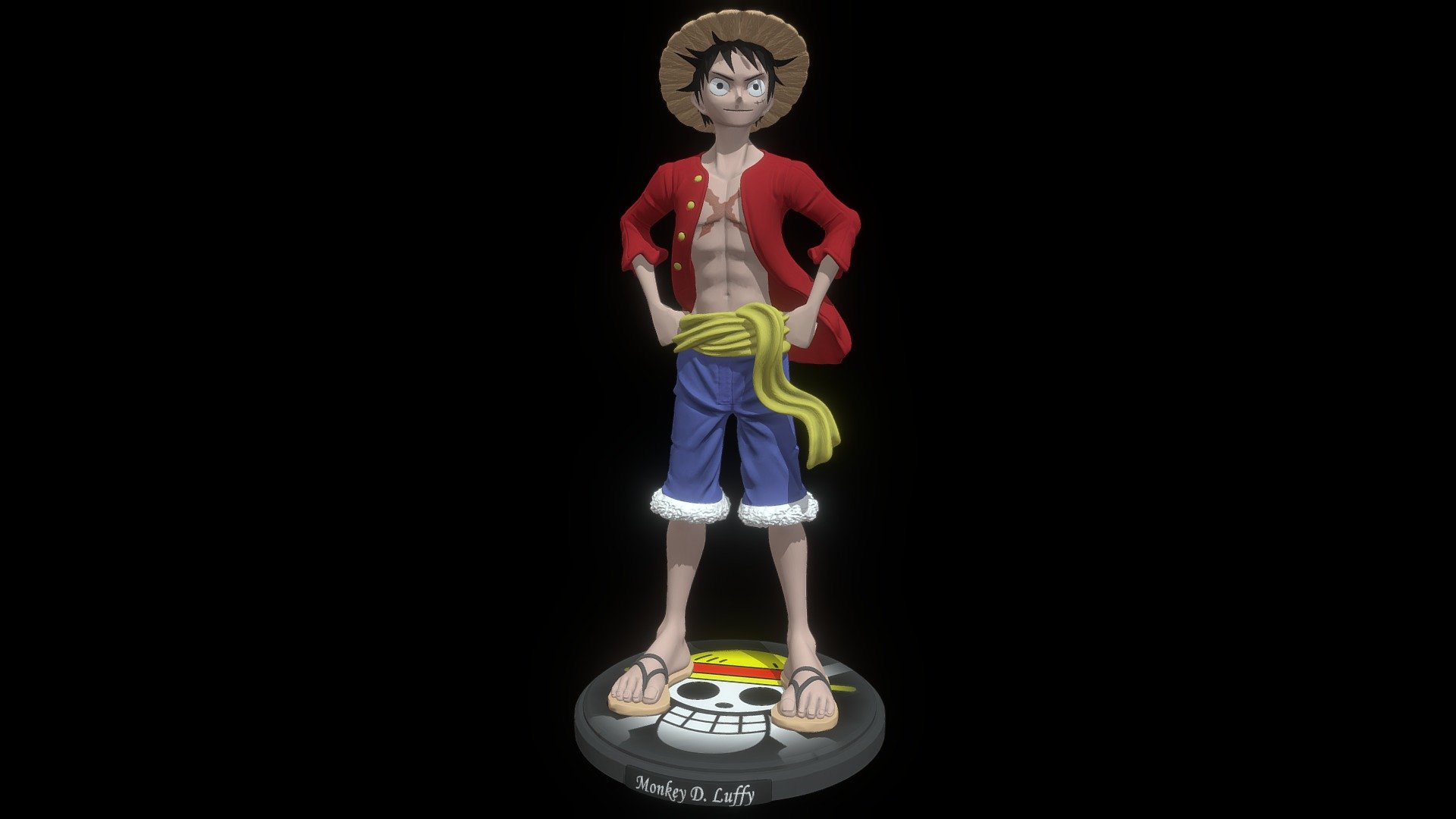 Luffy One Piece 3d model