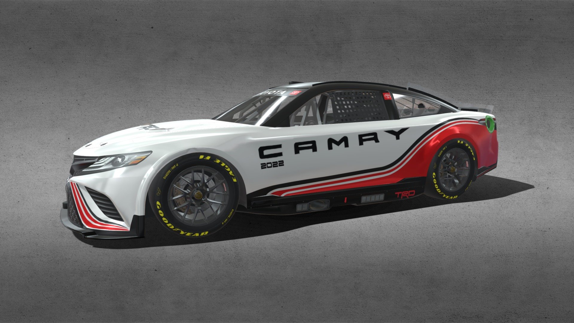 2022 Toyota Camry Nascar Next Gen 3d model