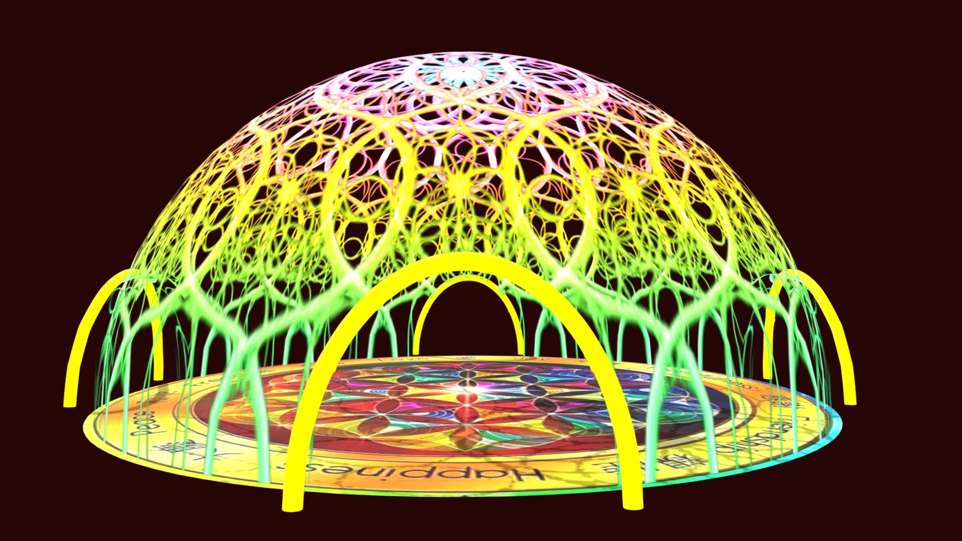 Fractal Dome 3d model