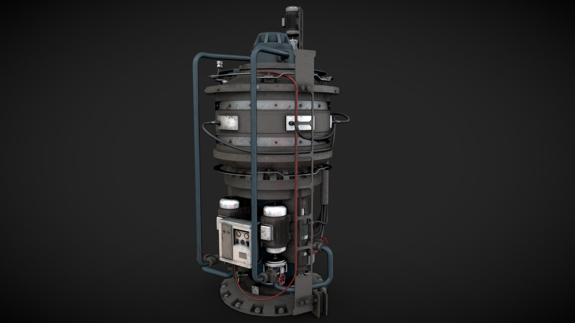 Machinery device 3d model