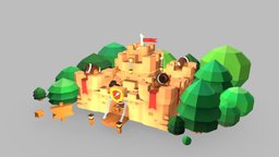 Low Poly Castle