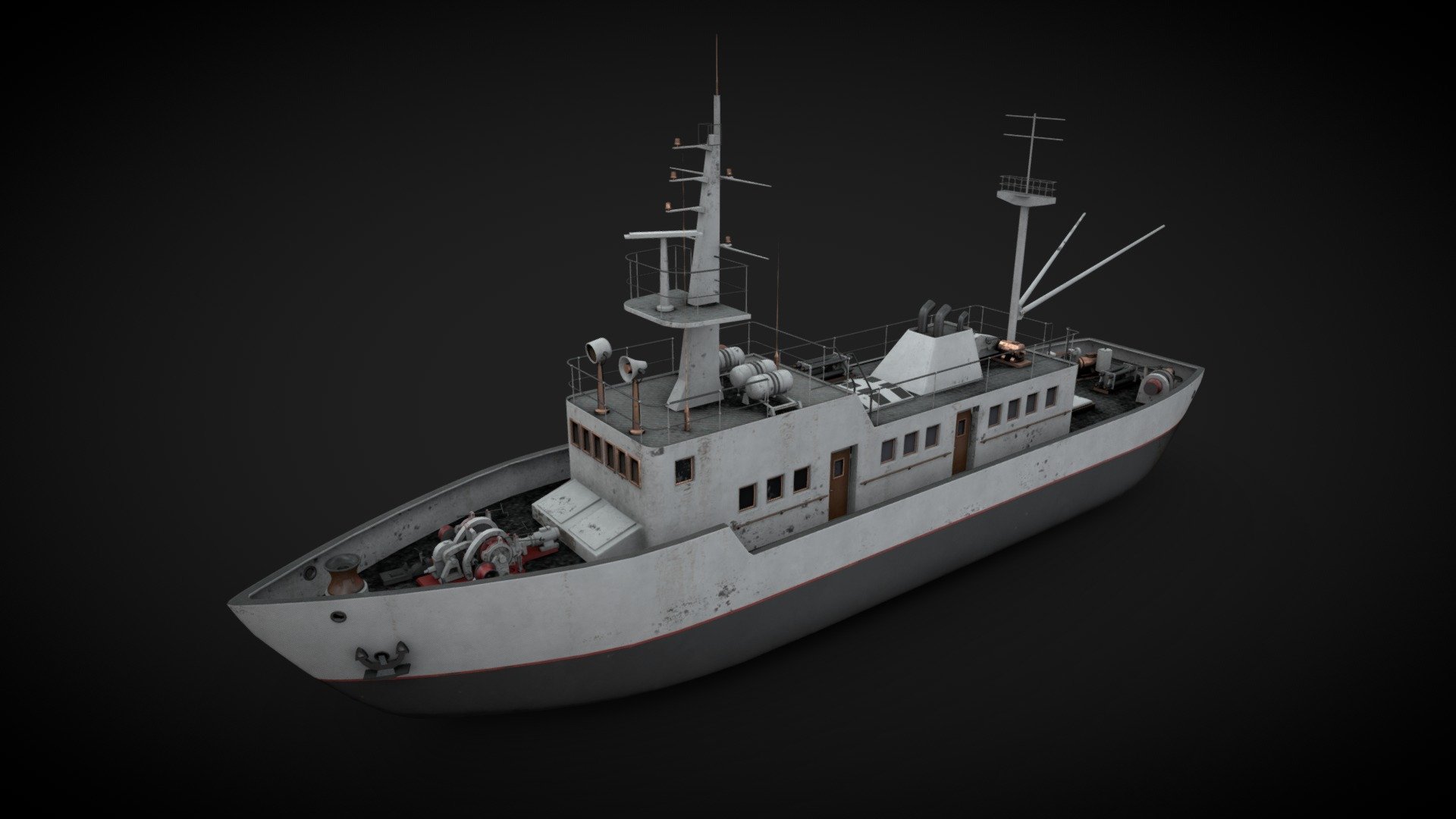 Old vessel 3d model