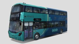 Wrightbus Streetdeck bus Sapphire livery