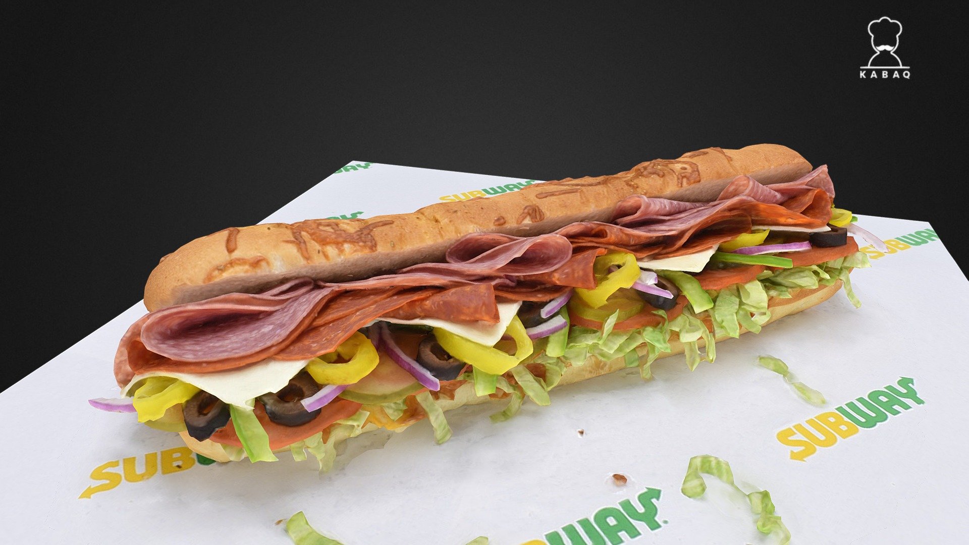 Subway Sandwich 3d model