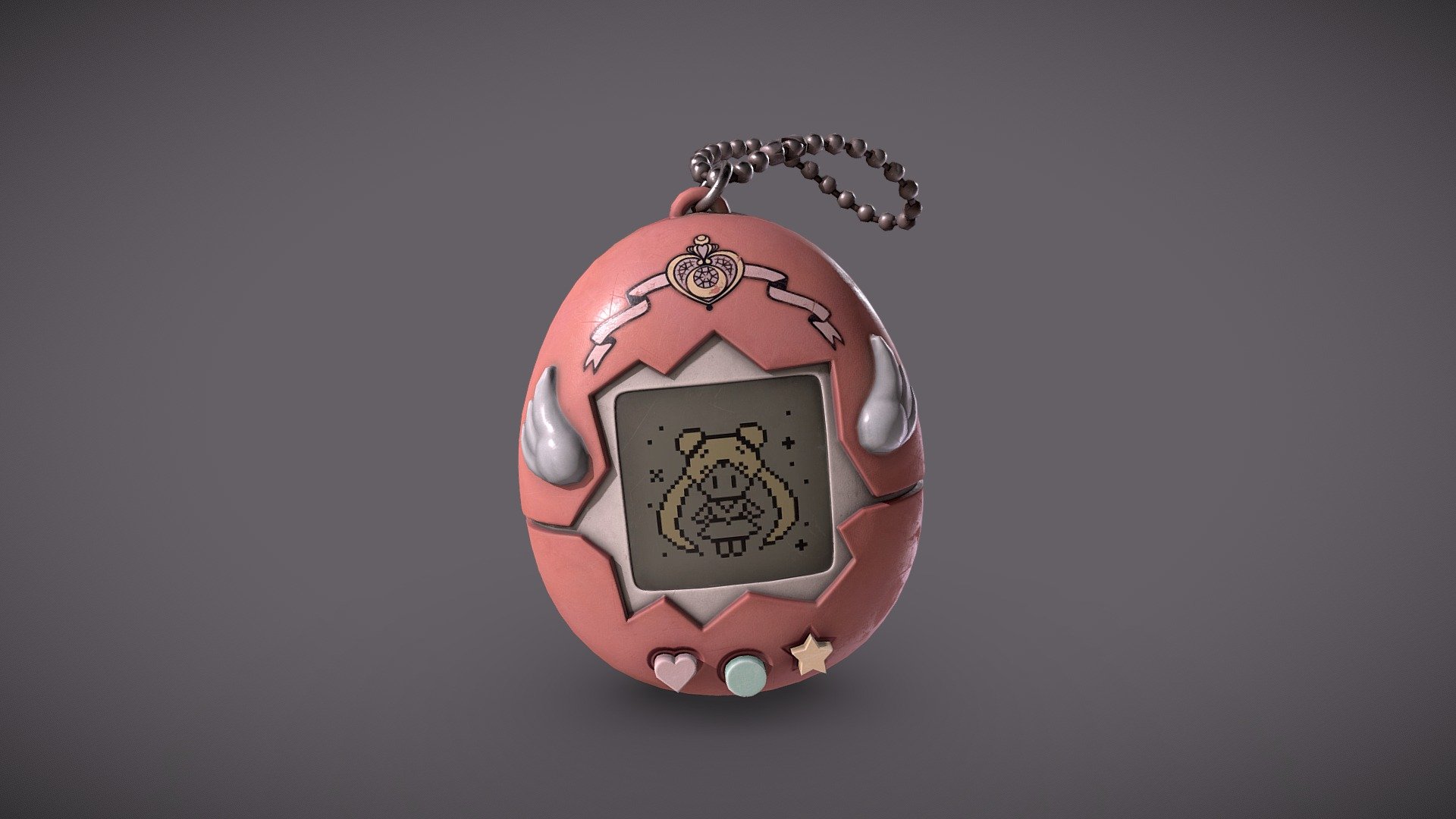 Tamagotchi (Pet Sailor Moon) 3d model