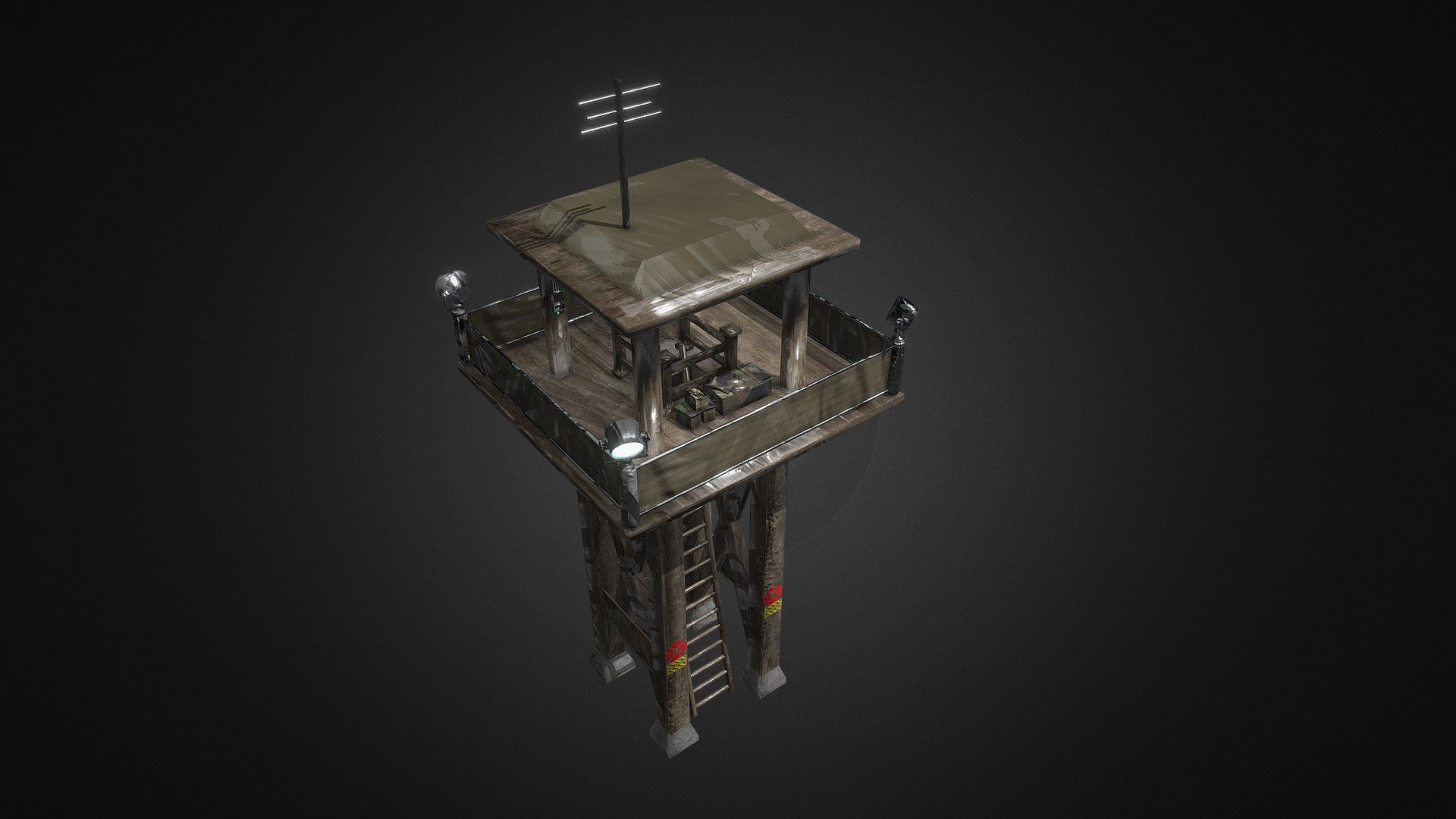 Watch Tower 3d model