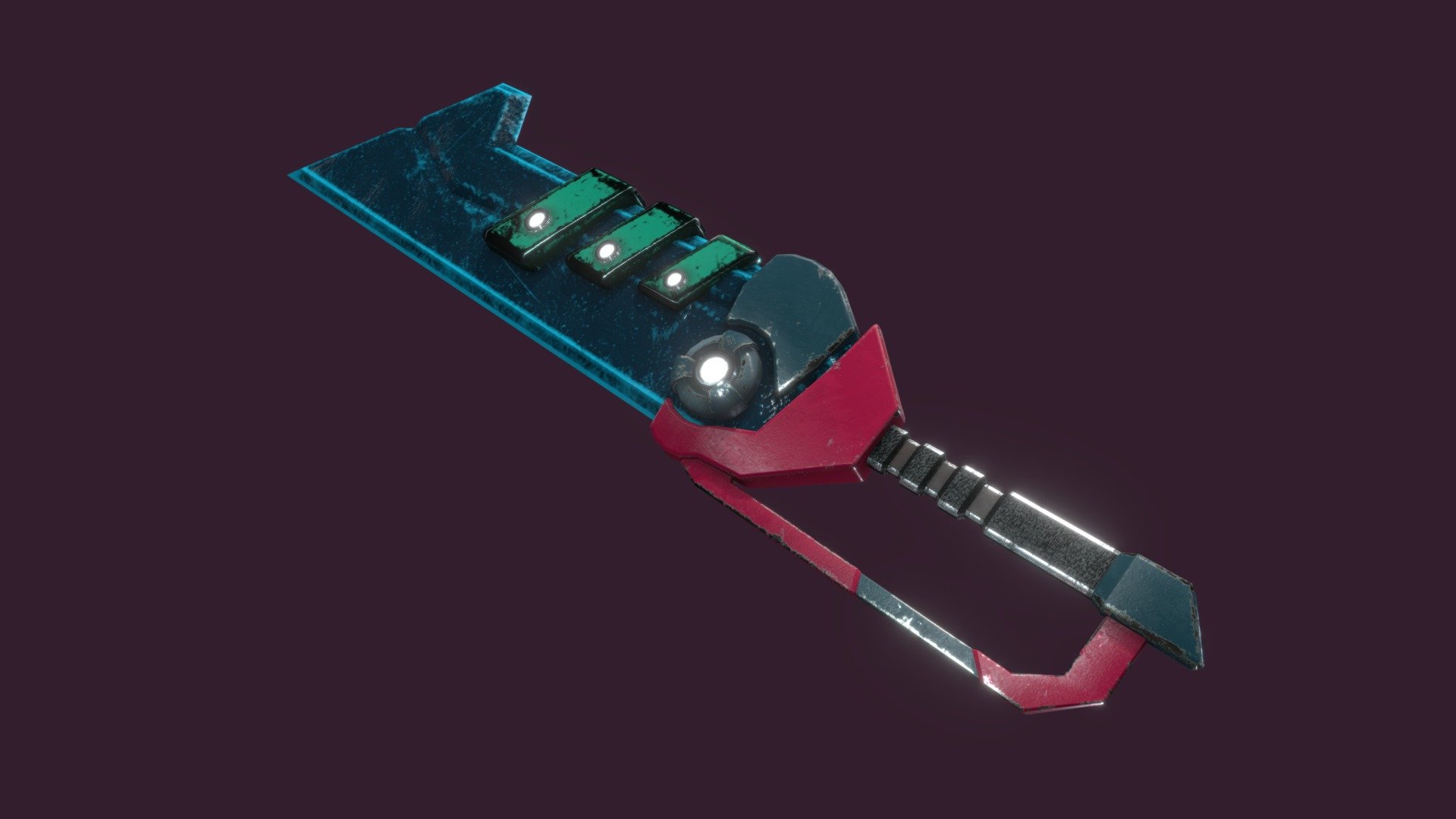 Sci-Fi Sword 3d model