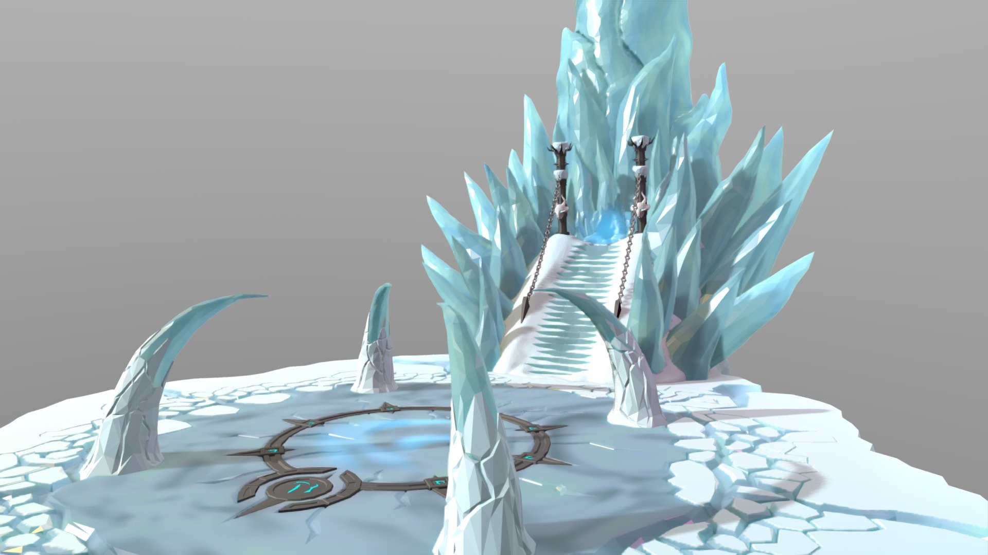 Lich King Arena 3d model