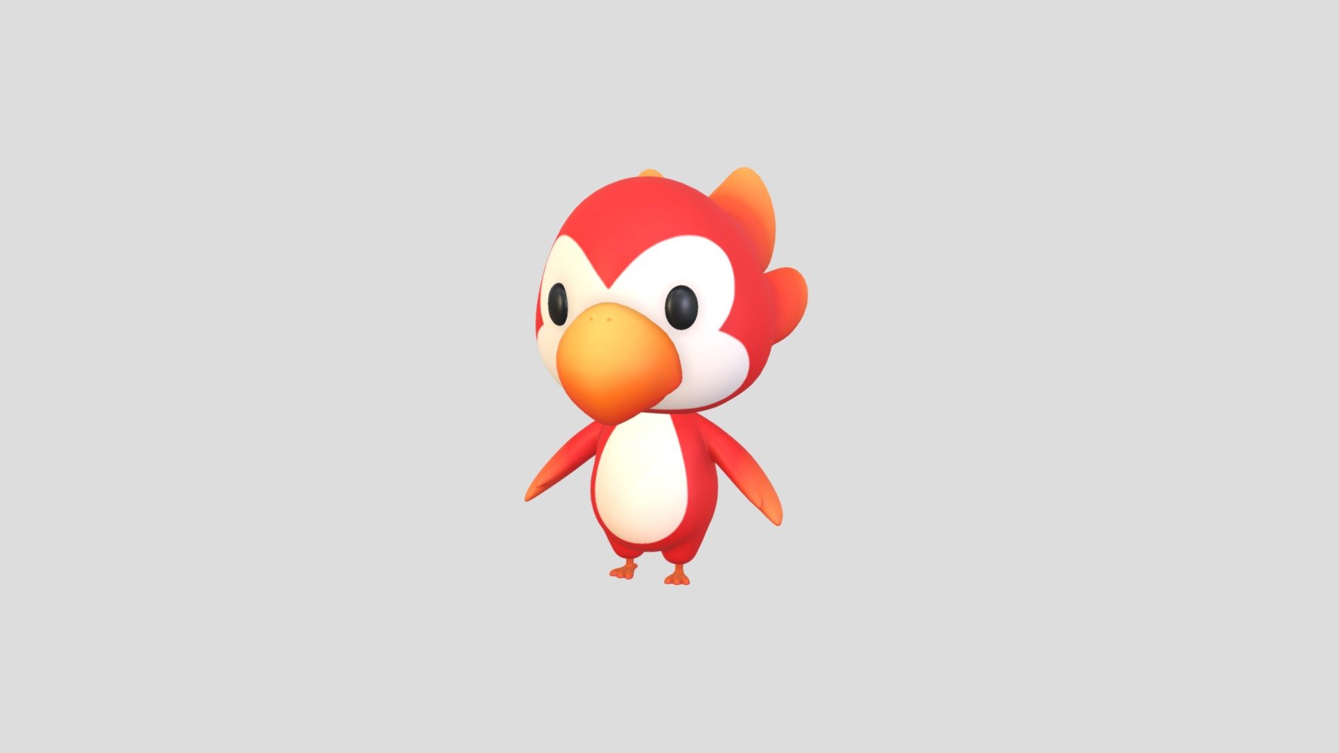 Character213 Parrot 3d model