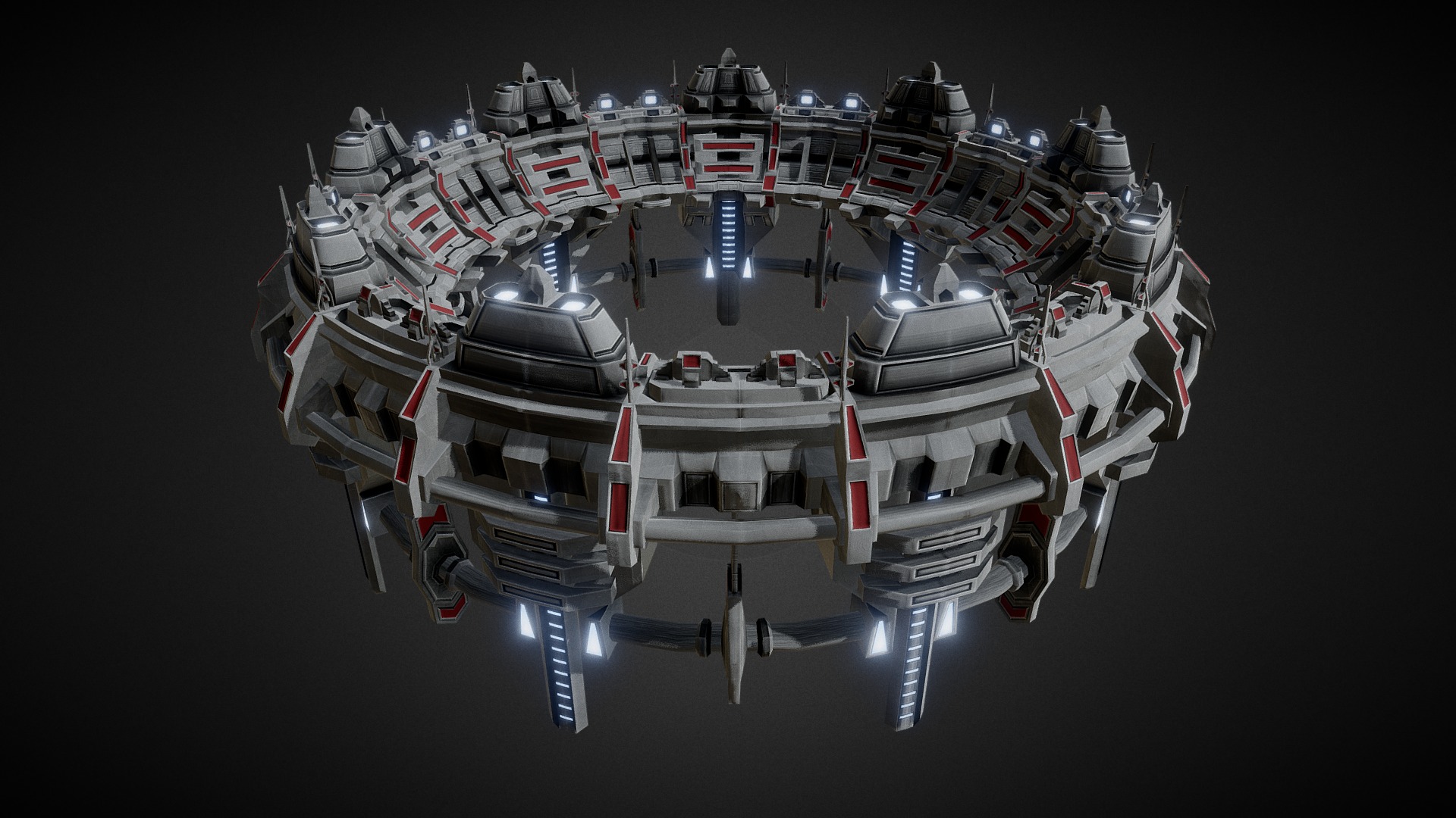 Star Gate Portal 02 3d model