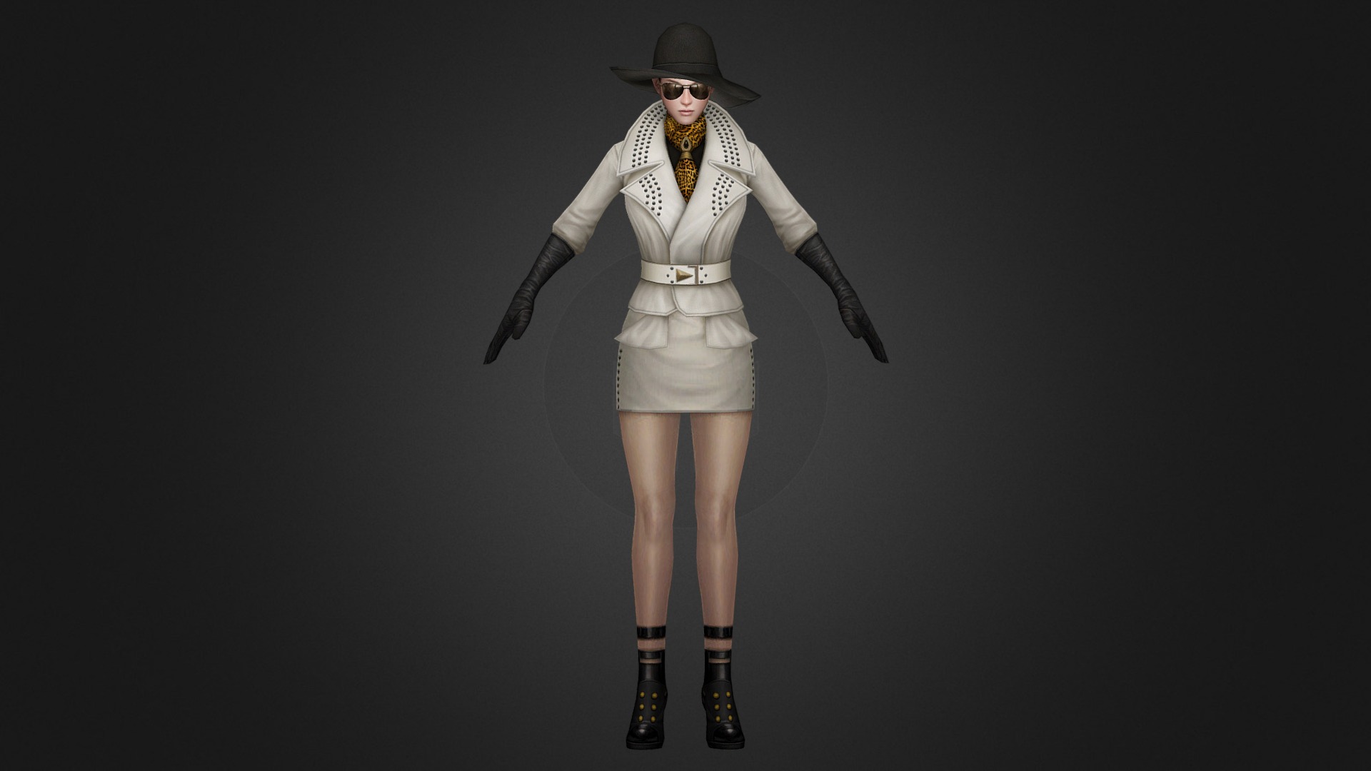 Sarah Suit 3d model