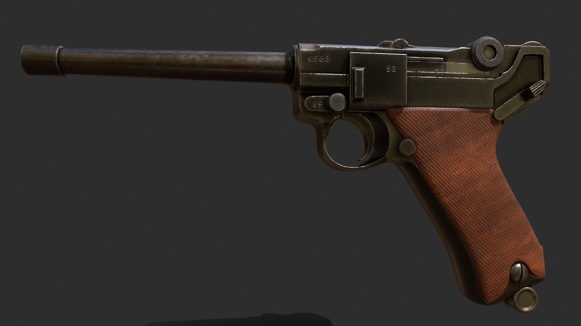 Luger P08 3d model