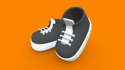 Stylized Cartoon Shoes