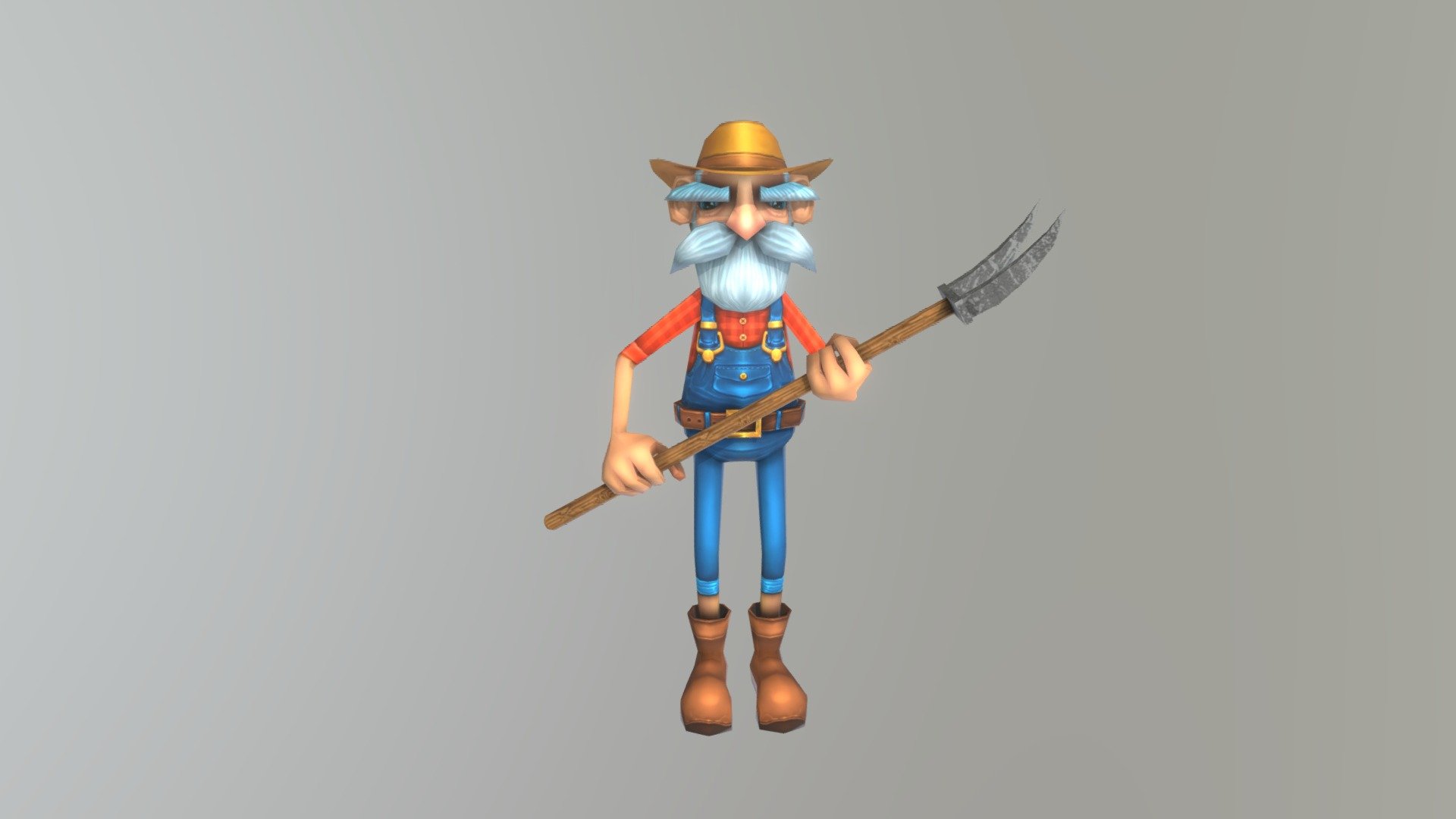 Farmer 3d model