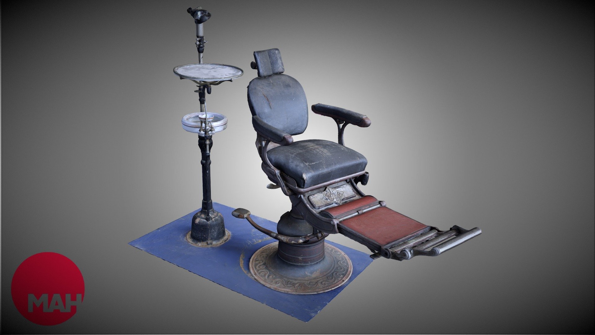 Dr. Curetons Dentist Chair 3d model