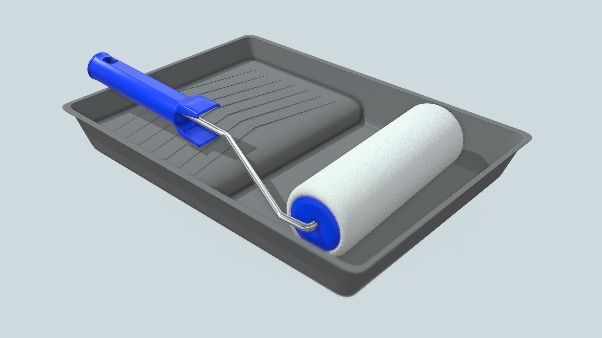 Paint Roller 3d model