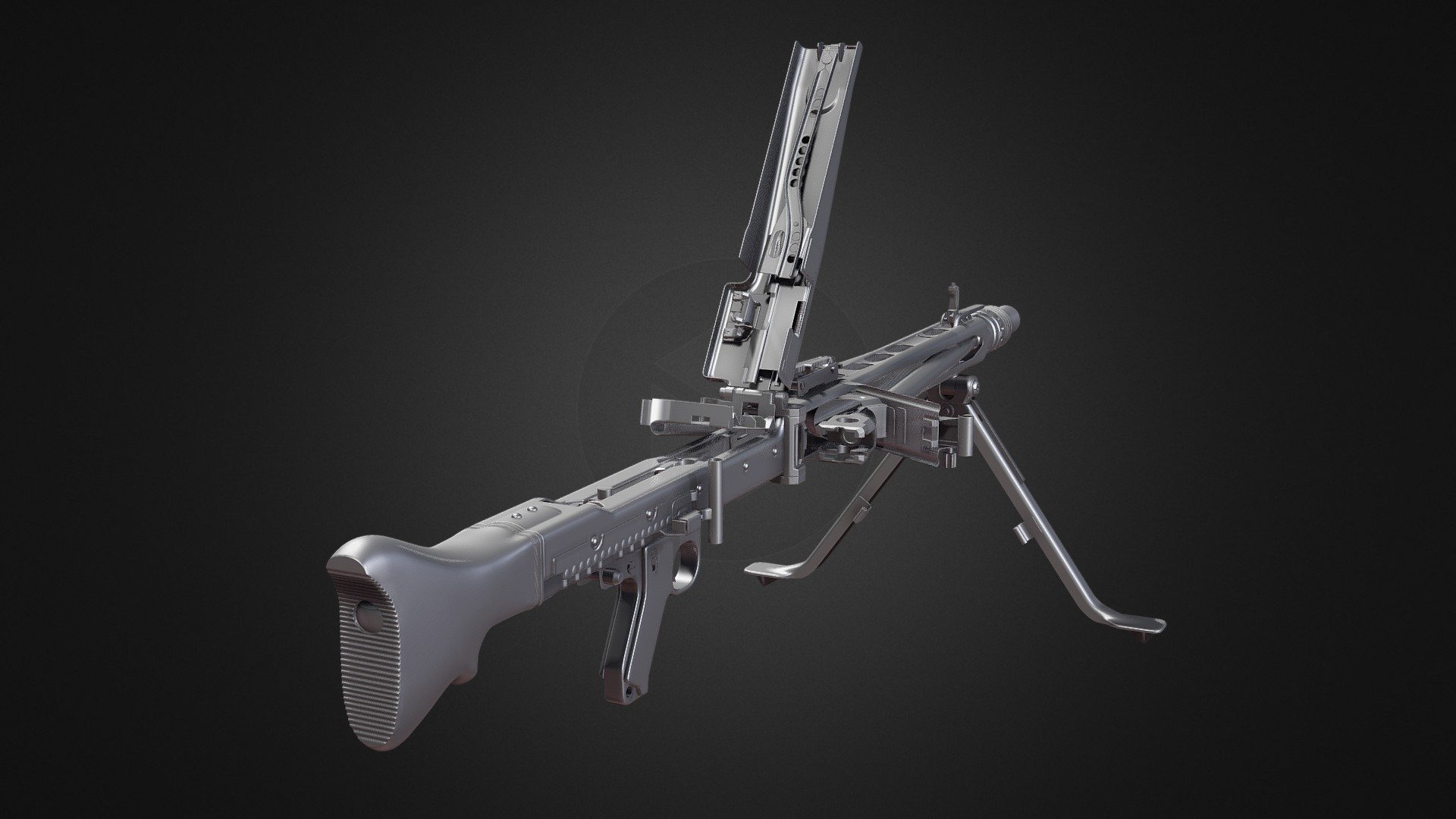 MG42-Highpoly 3d model