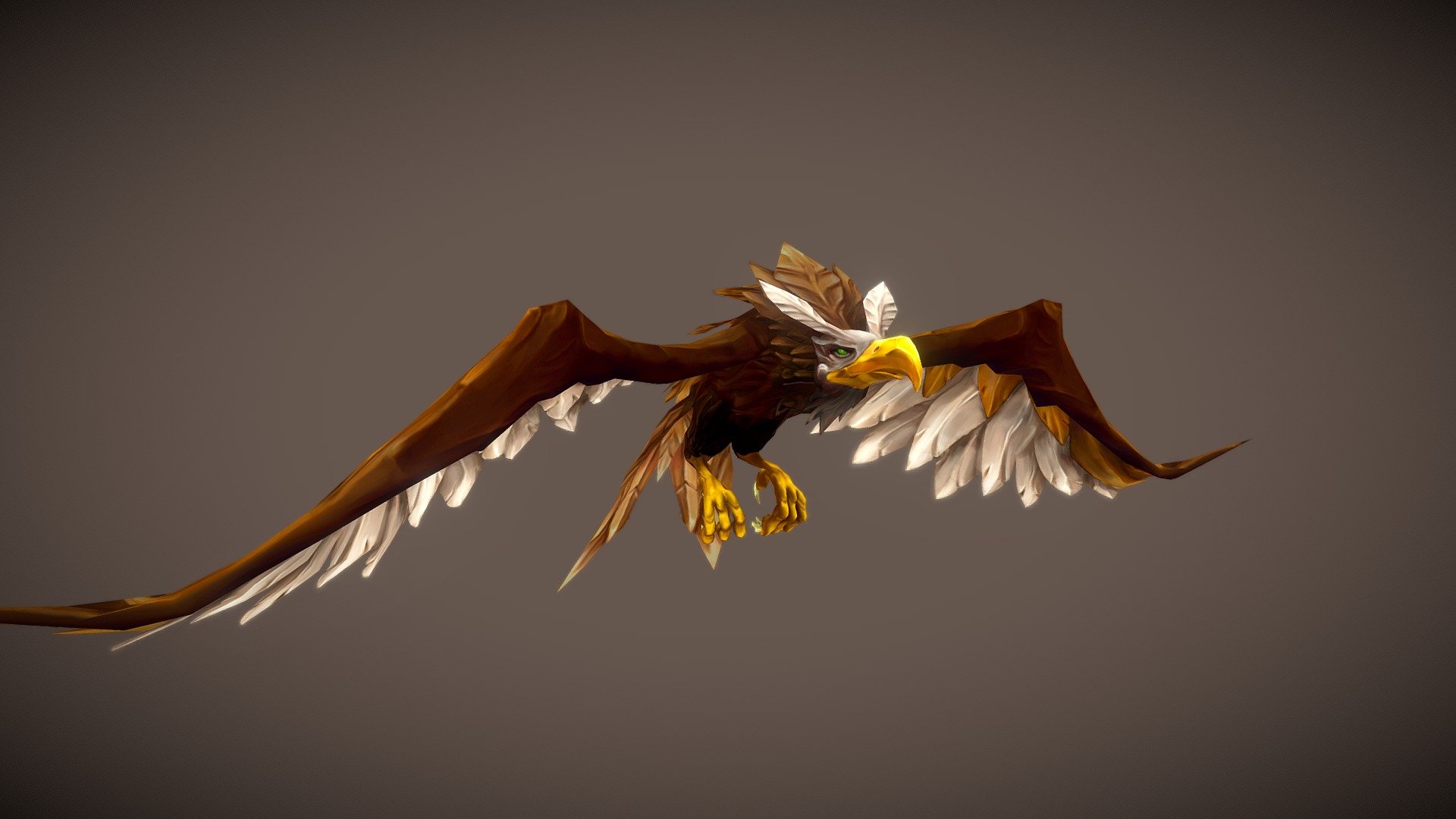 Stylized Fantasy Eagle 3d model