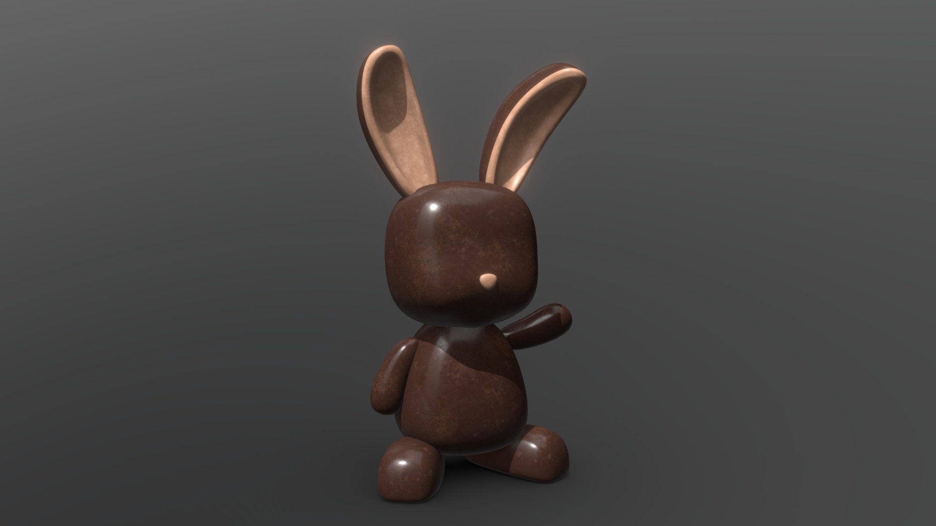 Chocolate Easter Bunny Challenge 3d model