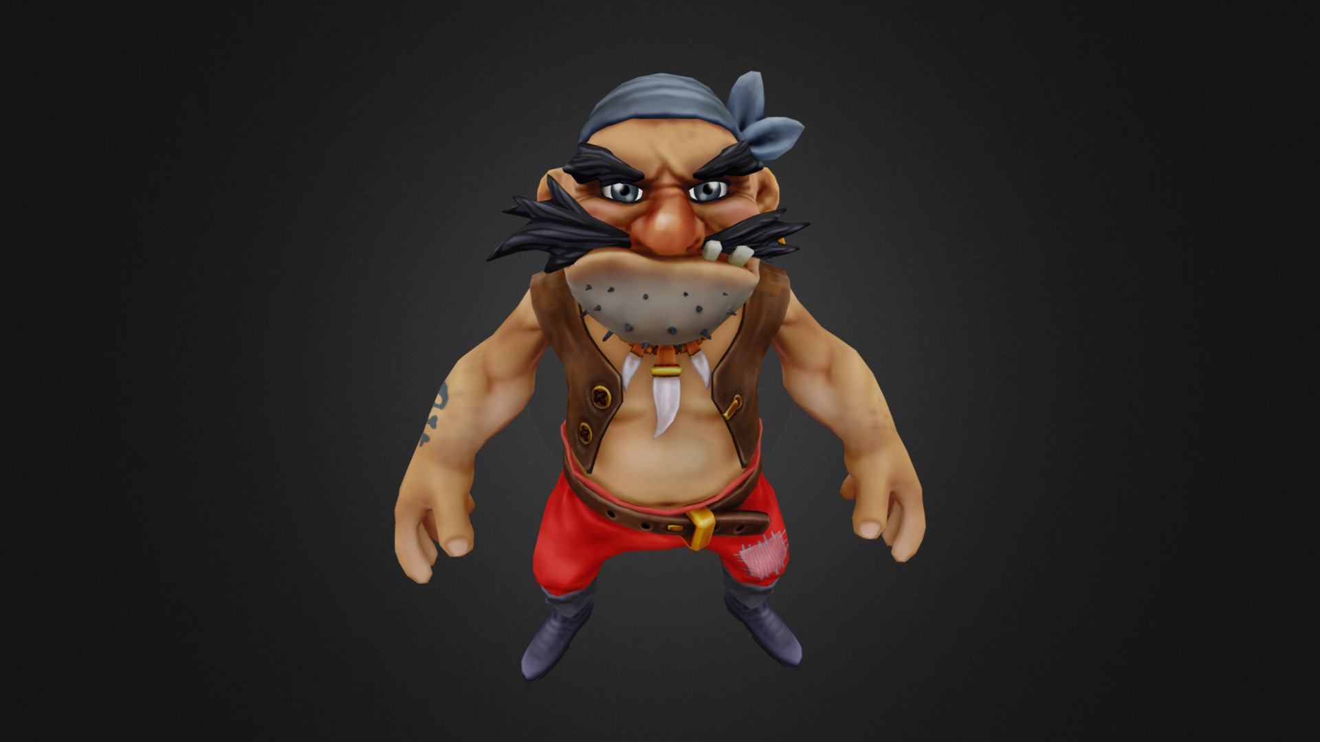 Pirat 3d model