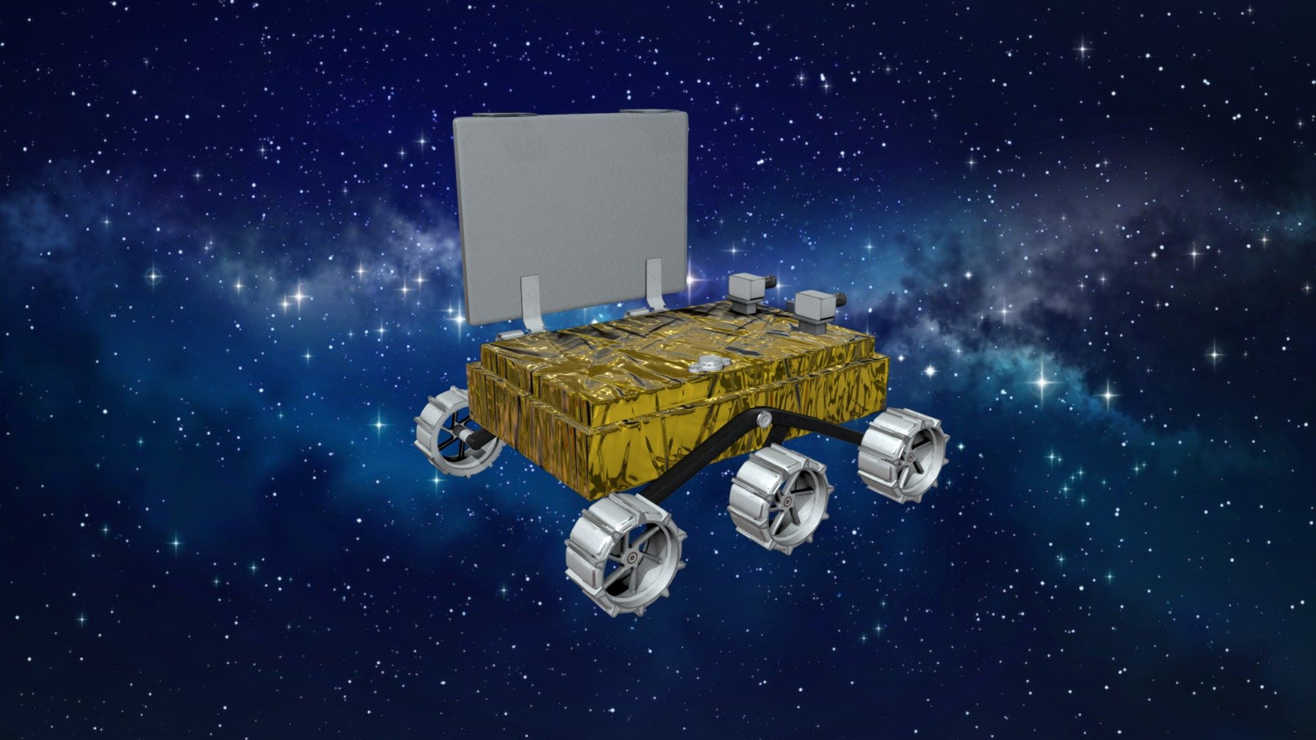 ISRO Pragyan Rover 3d model