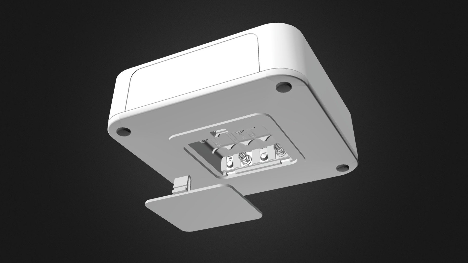 Plastic enclosure mount view 3d model