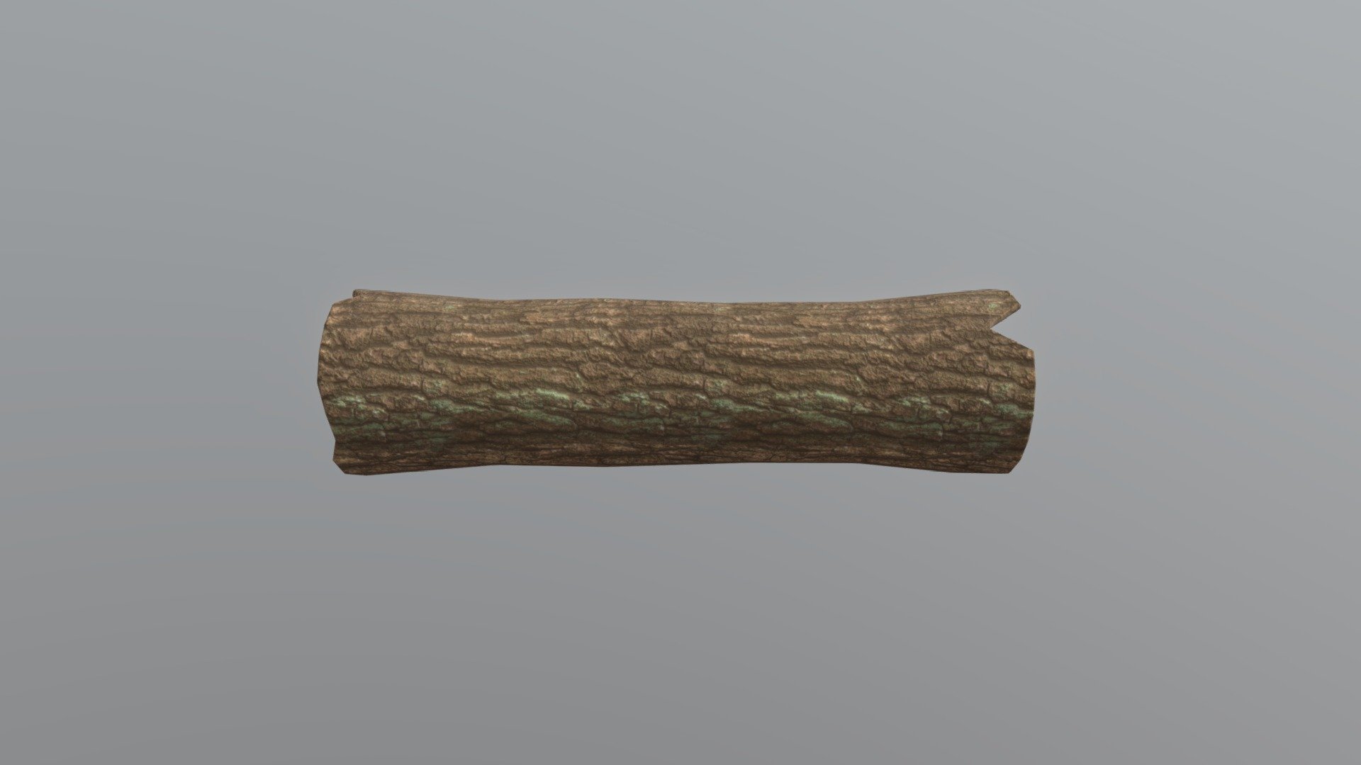 Fallen log 3d model