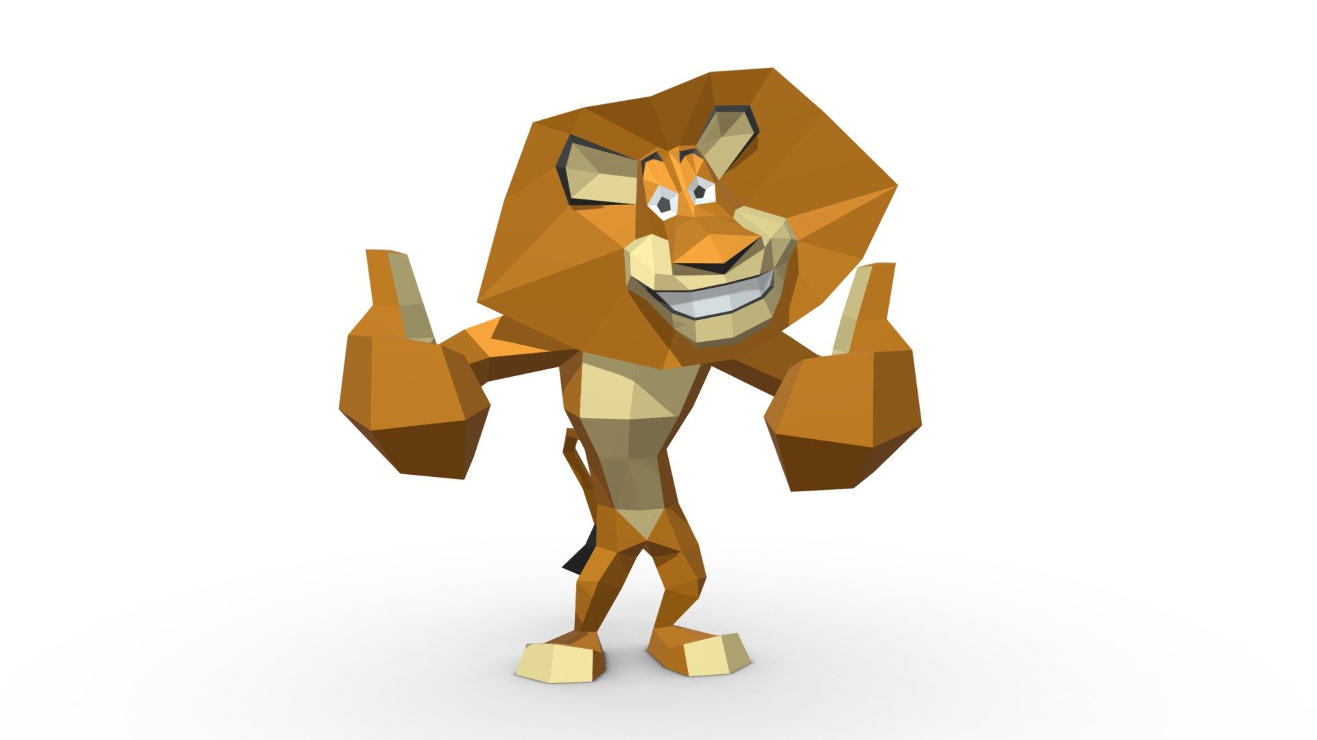 lion Alex 3d model