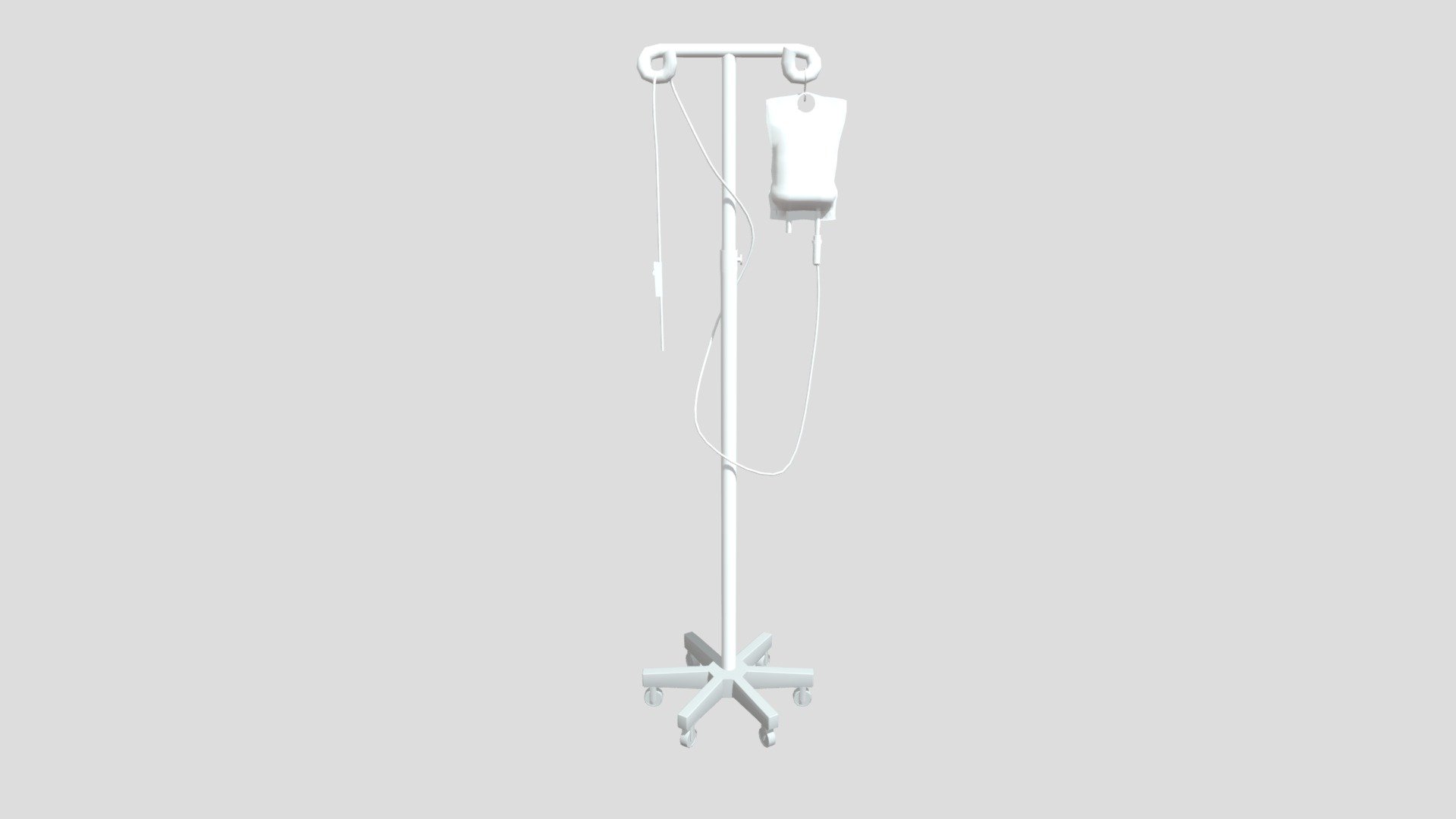 Iv drip stand 3d model