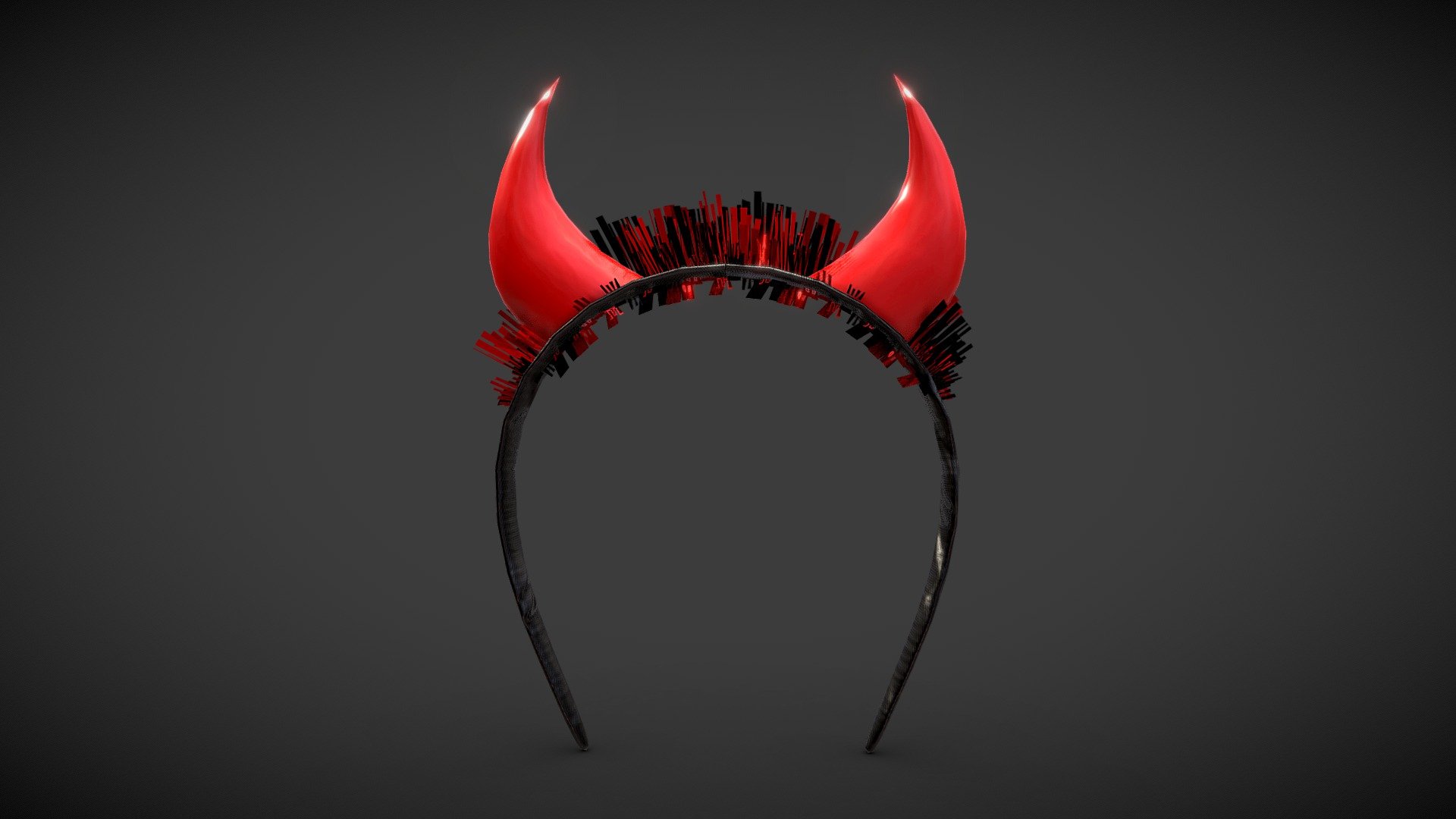 Devil Headband 3d model