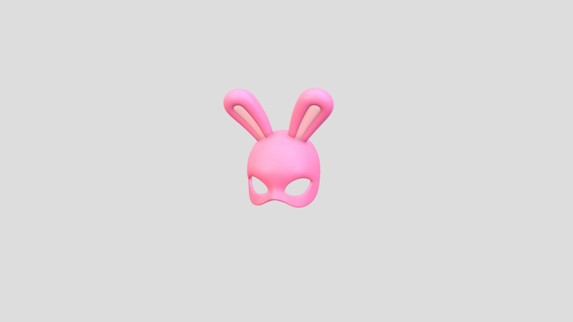 Prop210 Rabbit Mask 3d model