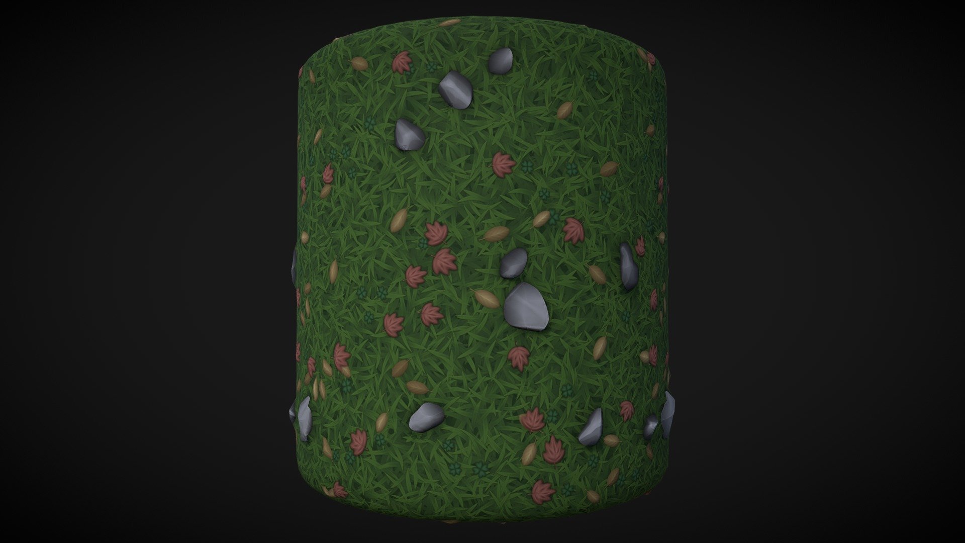 Stylized Grass Material 3d model