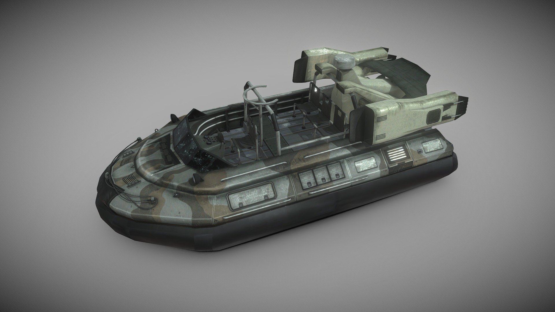 Hovercraft 3d model