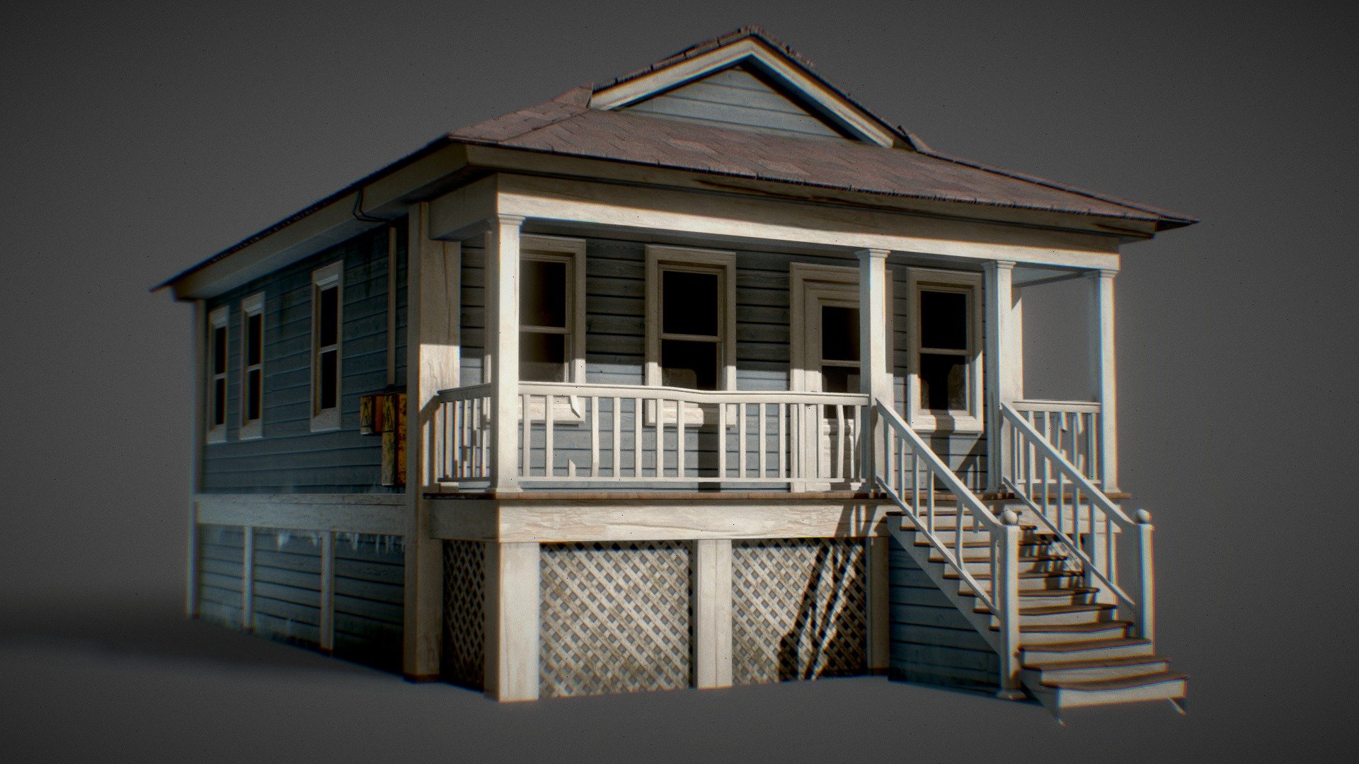 LP Americans House Mobile 3d model