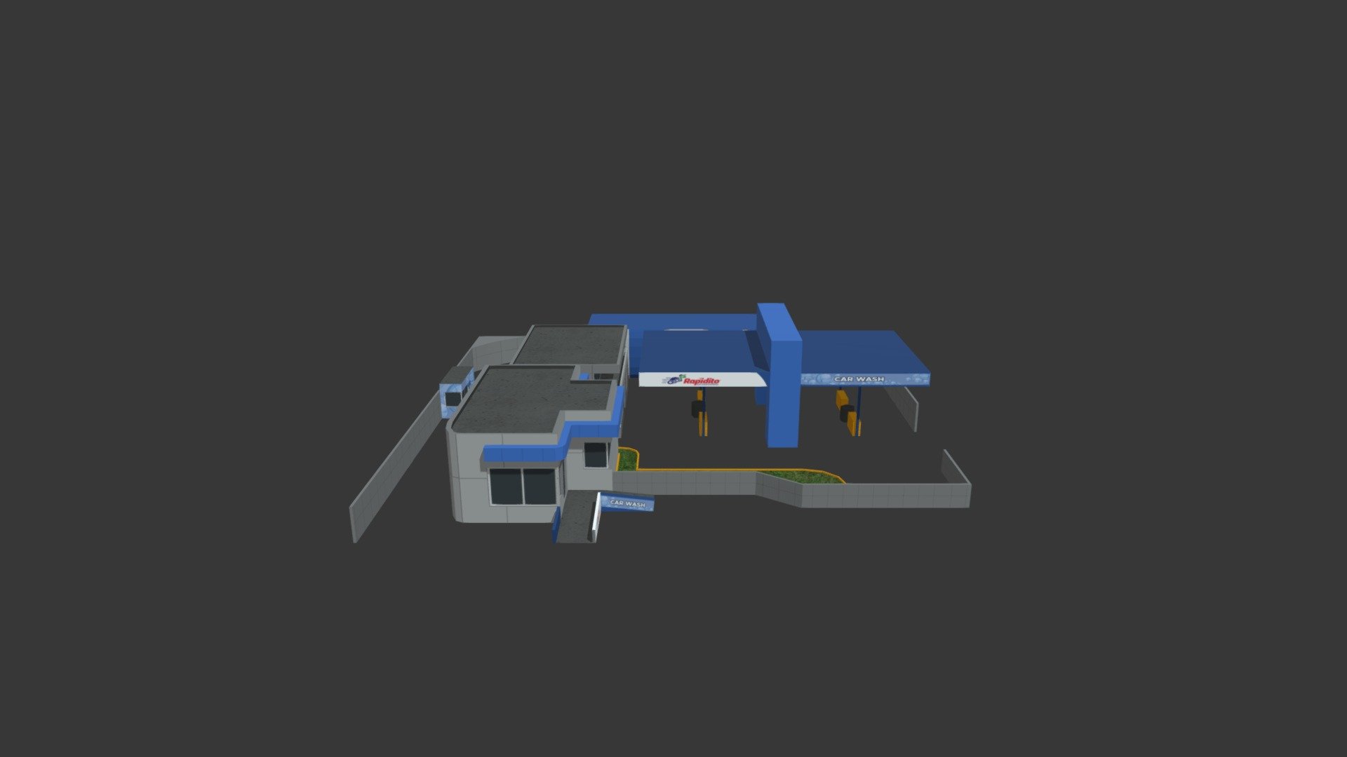 Car Wash Rapidito 3d model