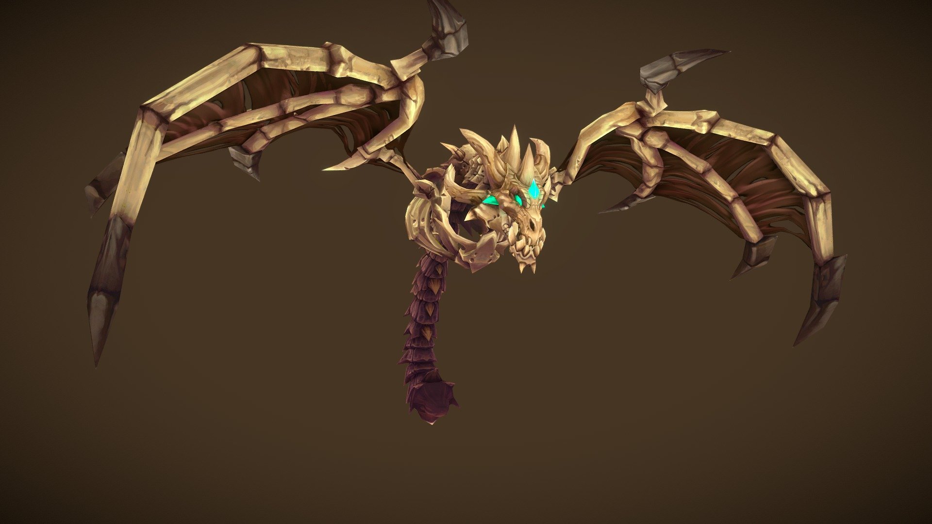 Stylized Fantasy Desert Serpent 3d model