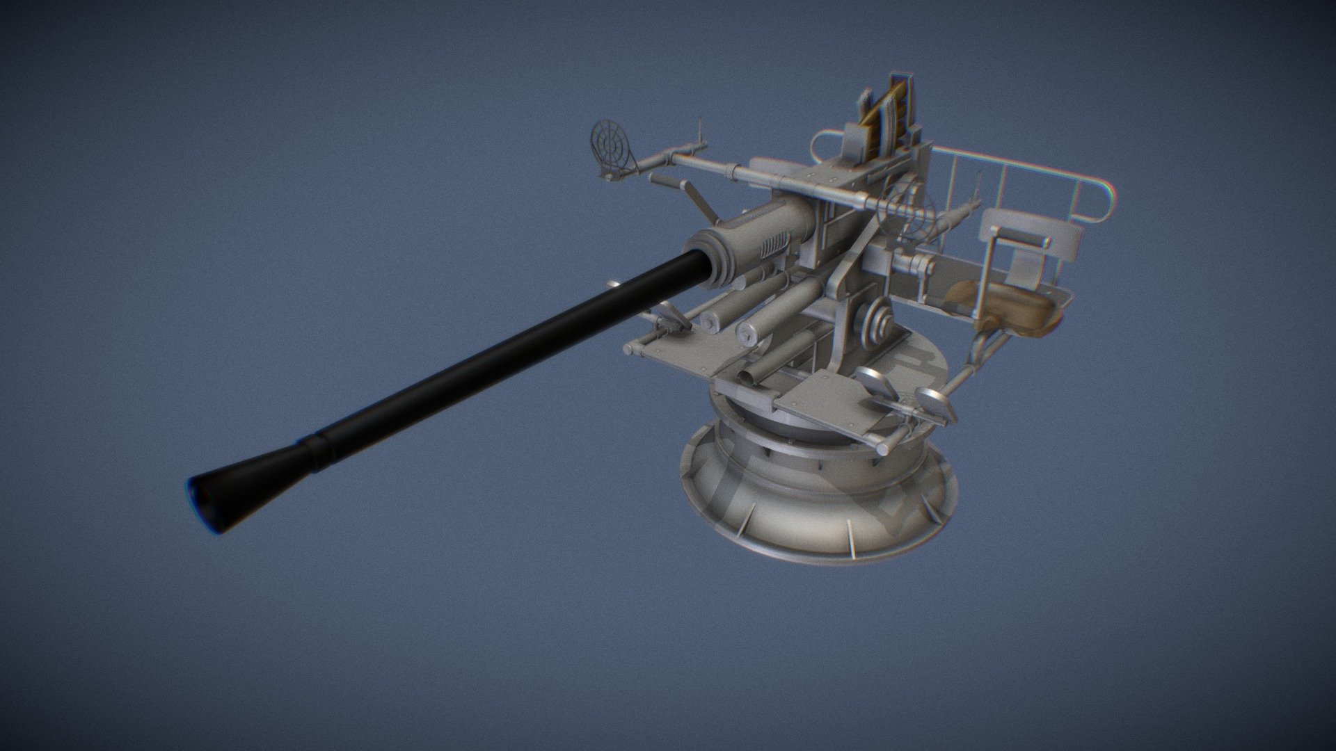 40mm BOFORS 3d model