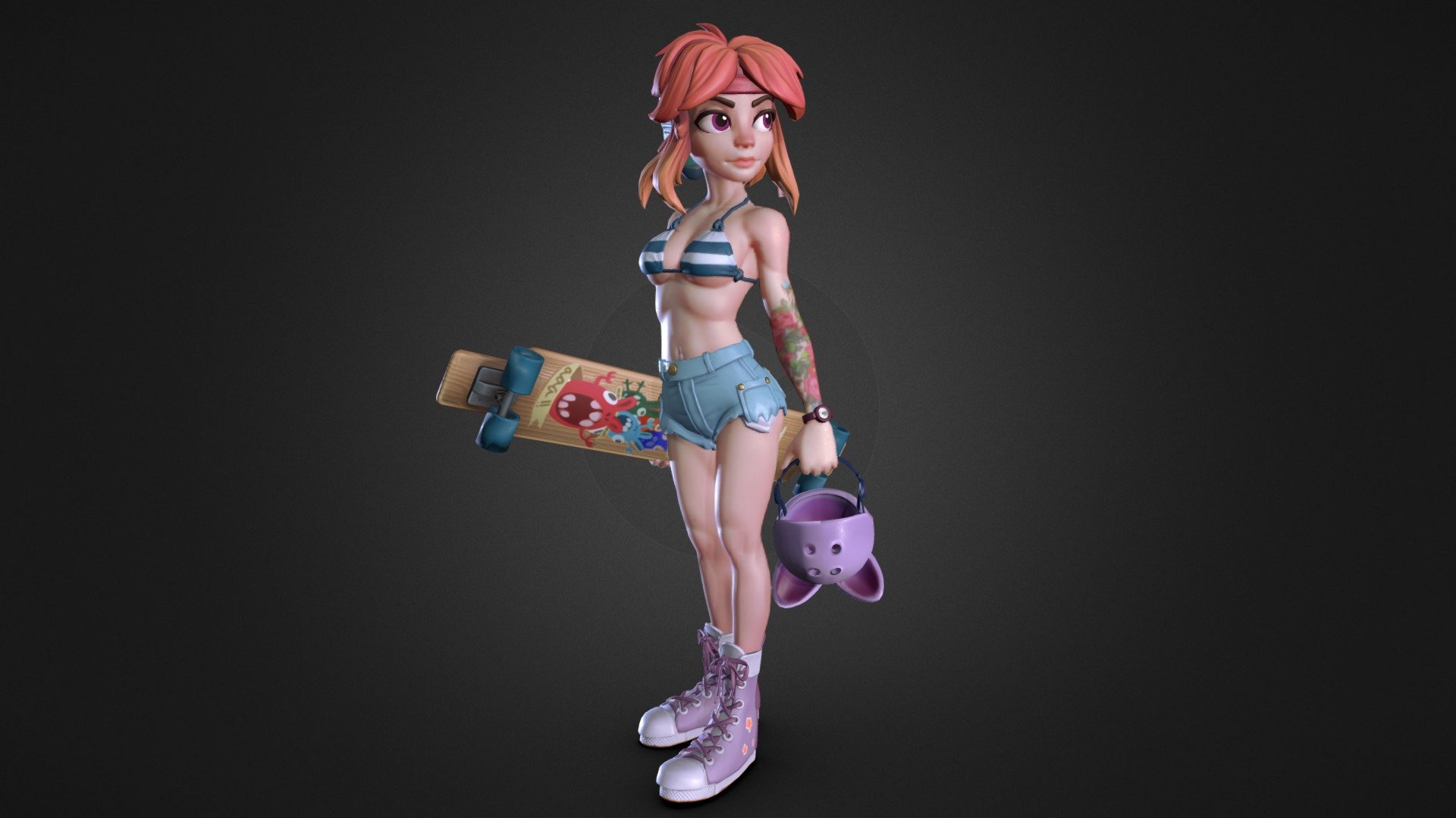 Boardwalk Threads 3d model