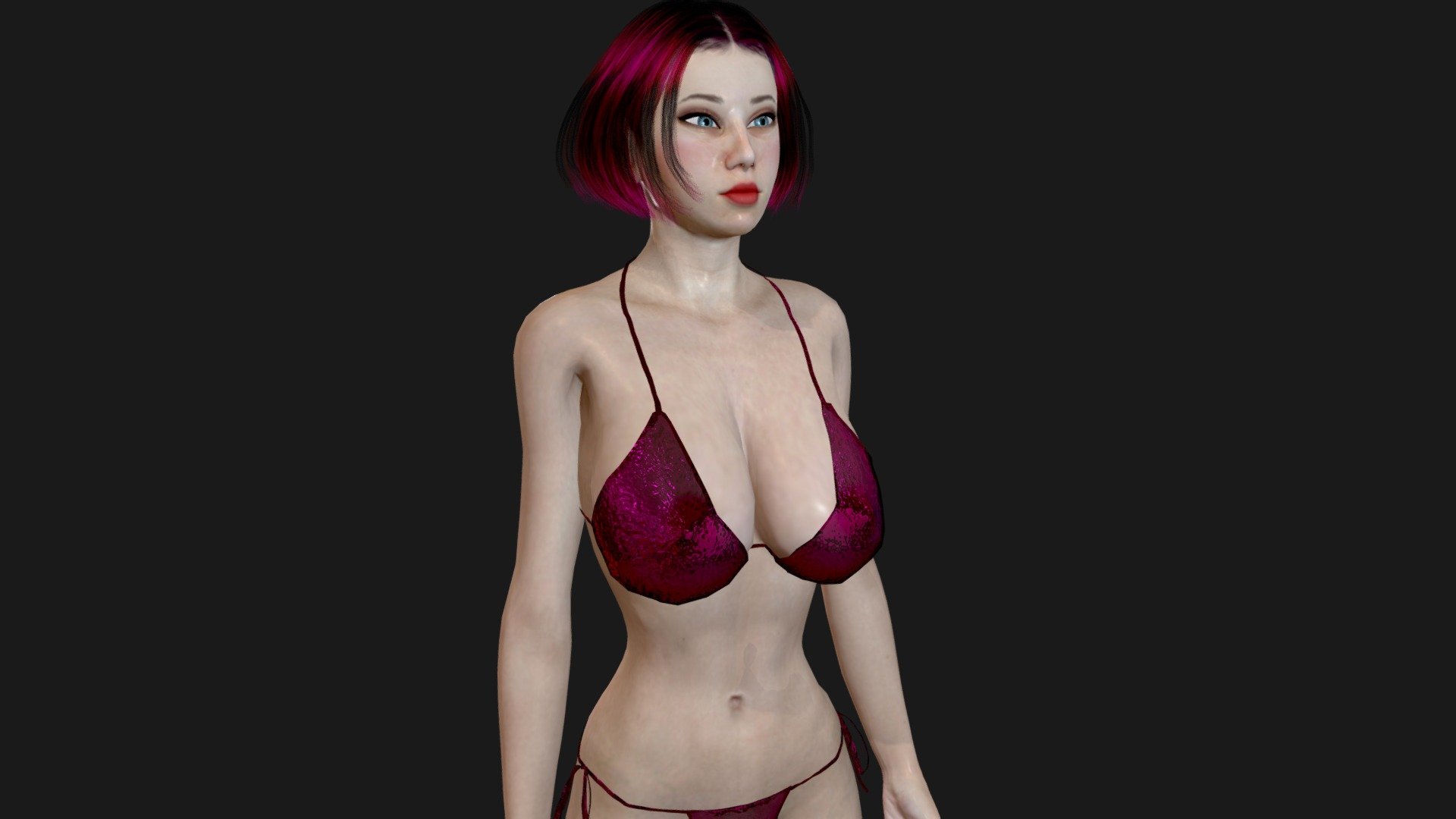 Girl 6 3d model