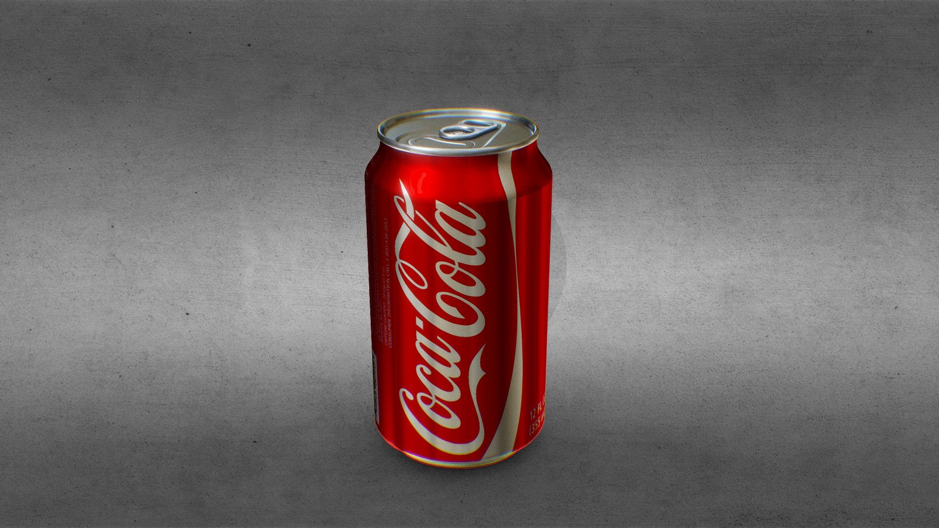 Coke Soda Can 3d model