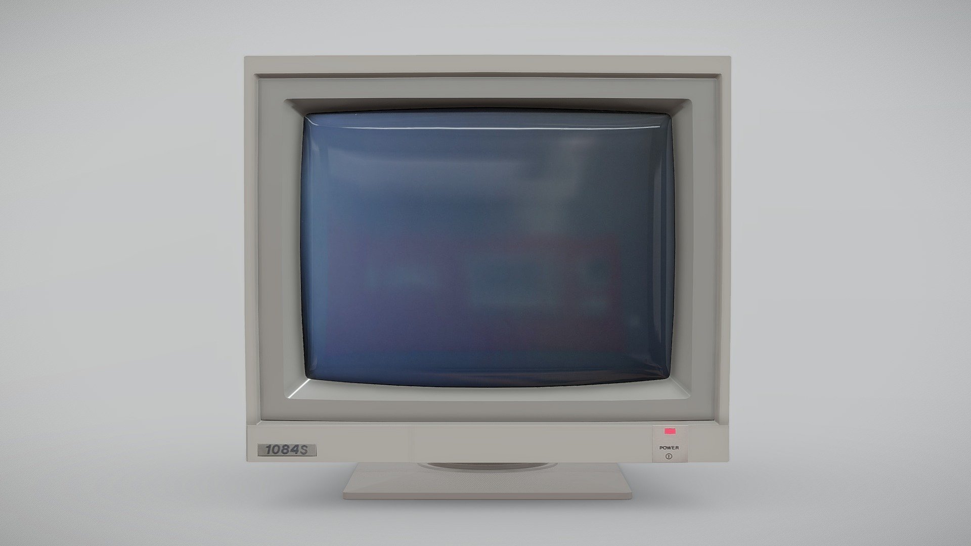 CRT Monitor 3d model