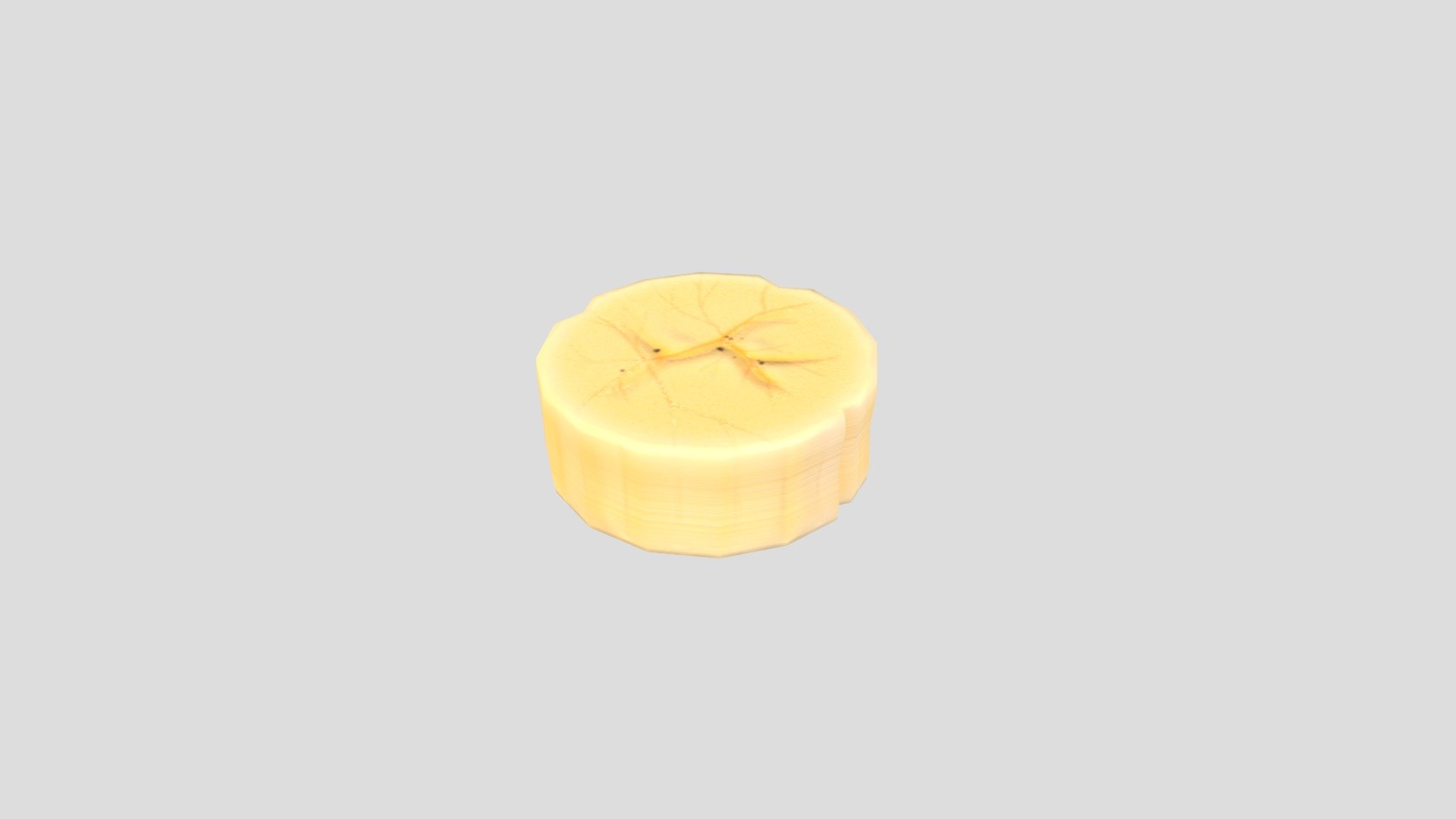 Banana Slice 3d model