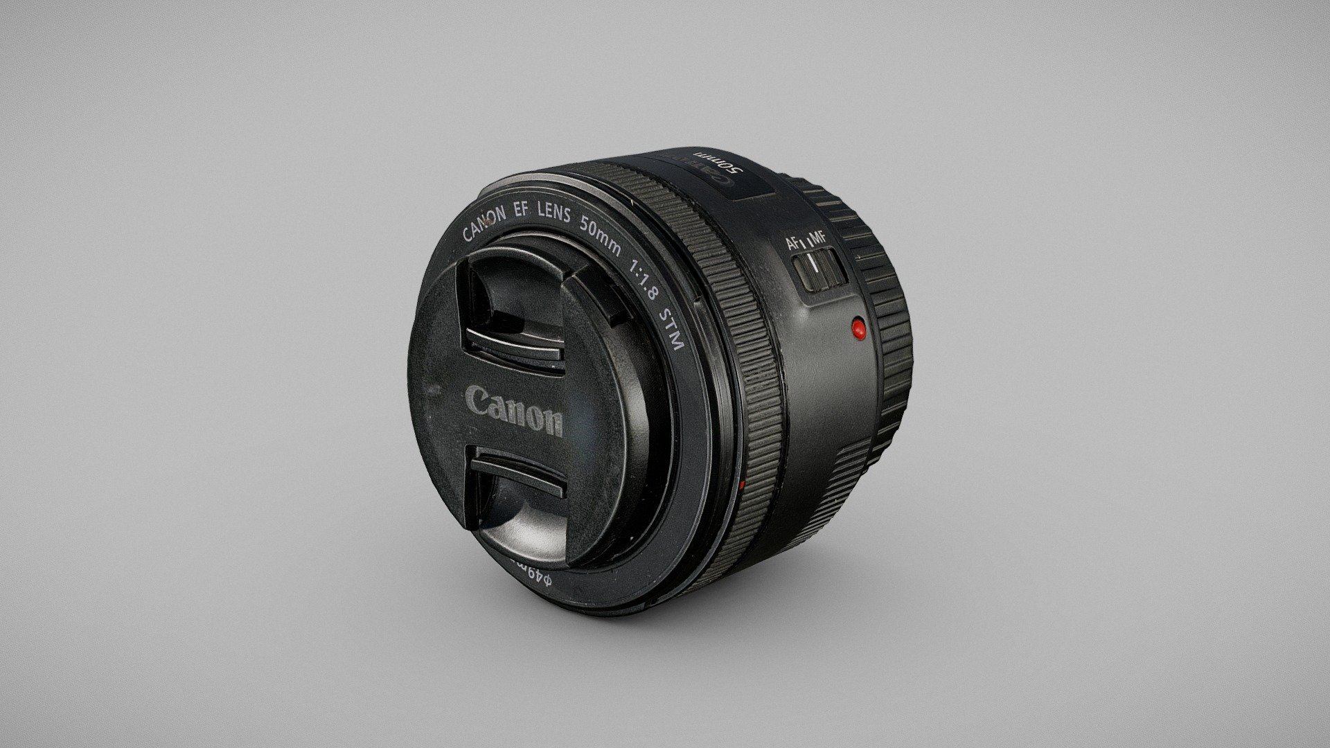 Canon Lens EF 50mm 3d model