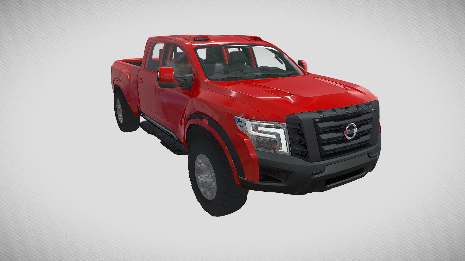 Nissan 4x4 3d model